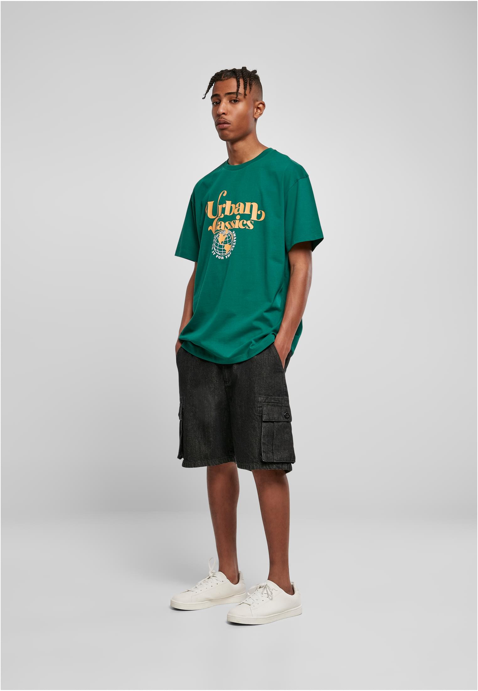 Organic Globe Logo Tee | green