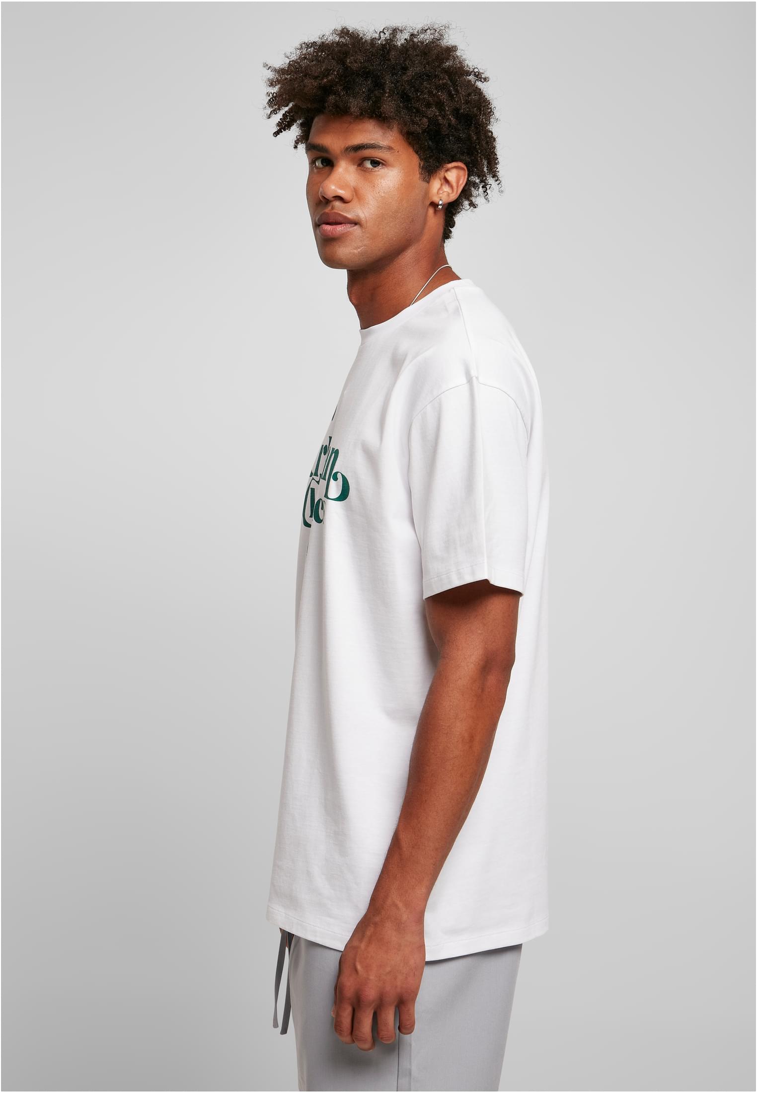 Organic Globe Logo Tee | white