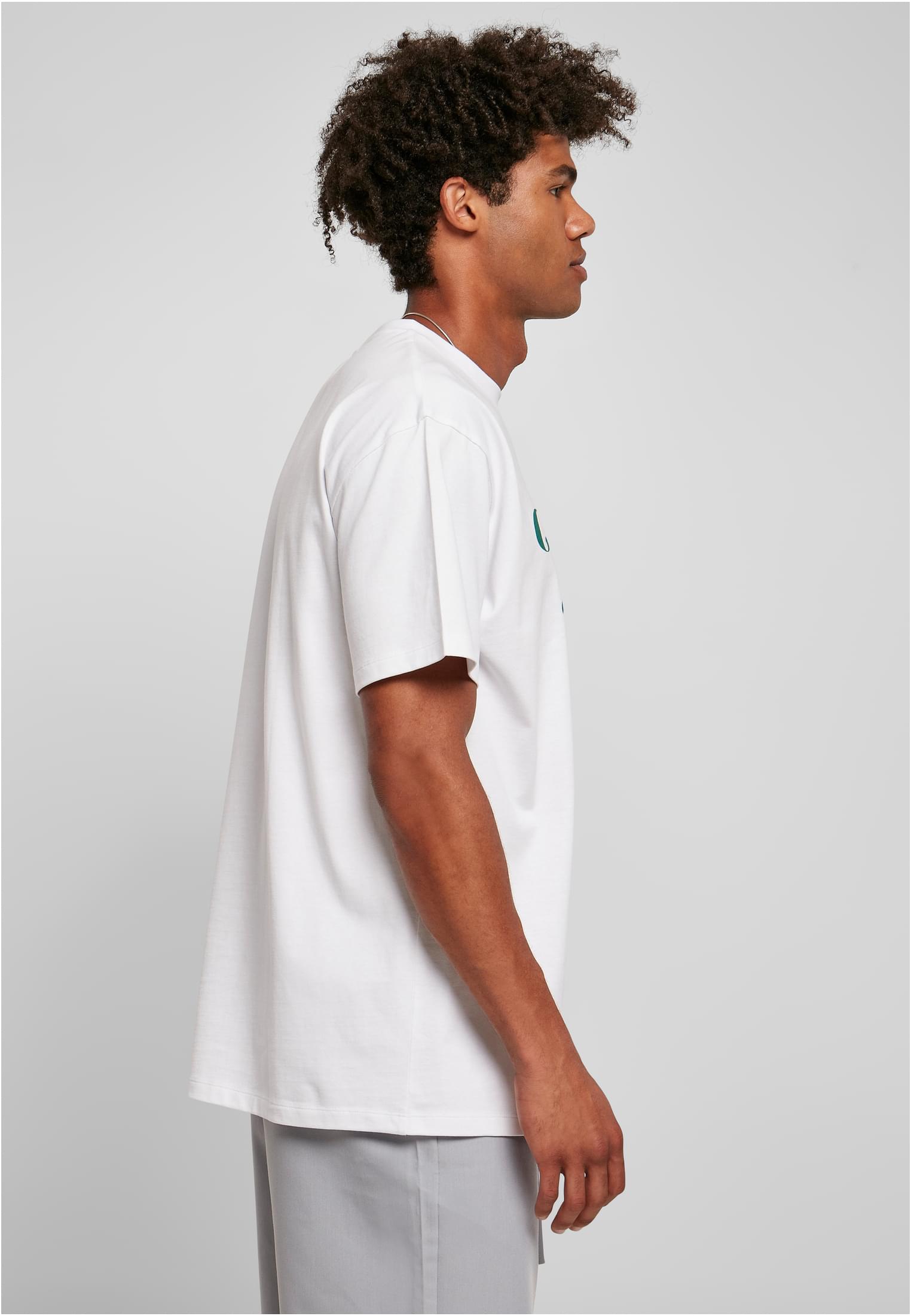 Organic Globe Logo Tee | white