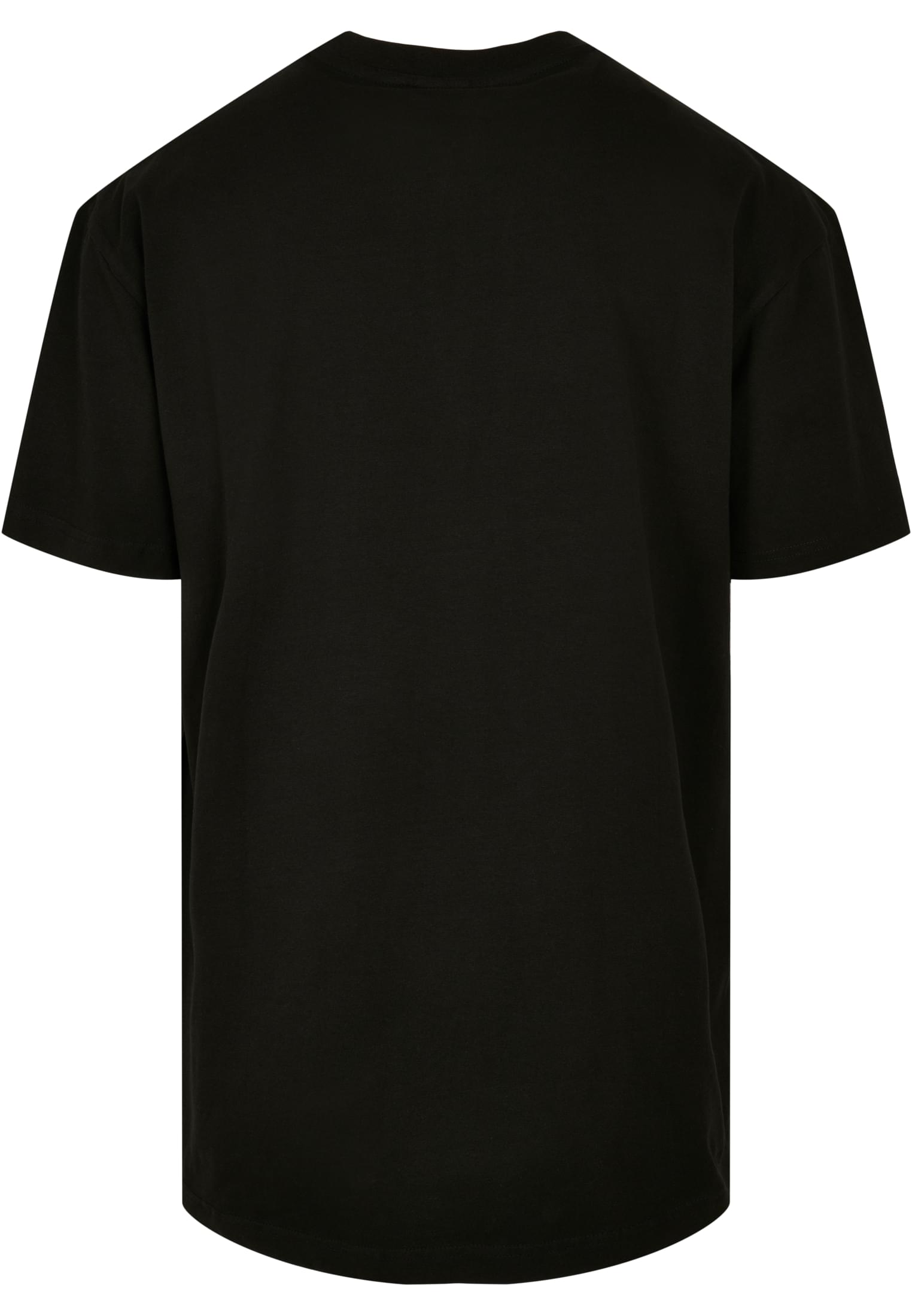 Recycled Curved Shoulder Tee | black