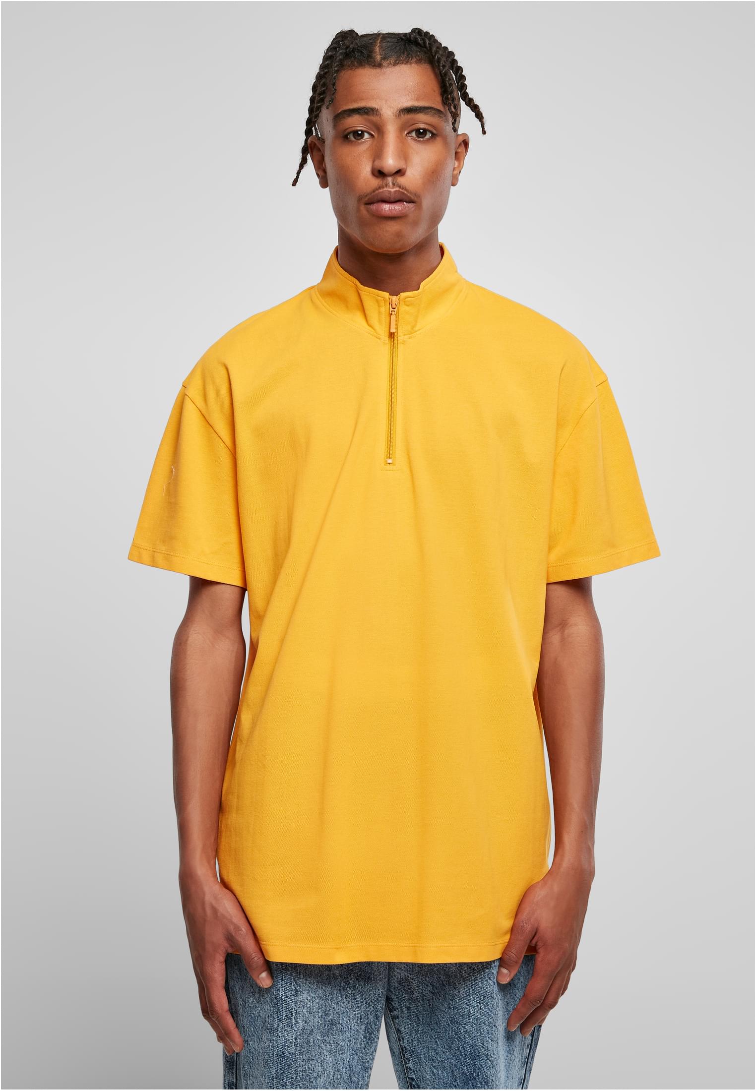 Boxy Zip Pique Tee | magicmango