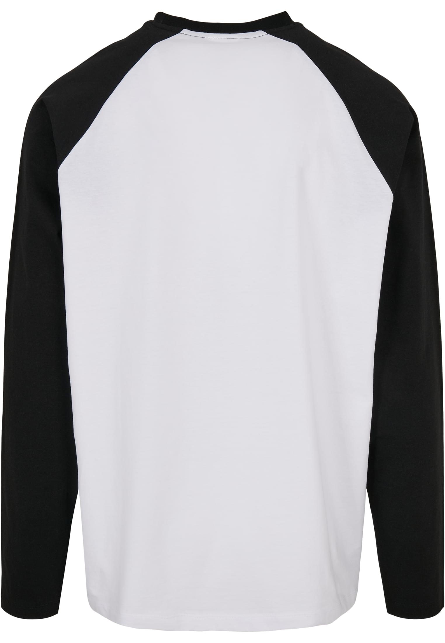 Organic Oversized Raglan Longsleeve | white/black