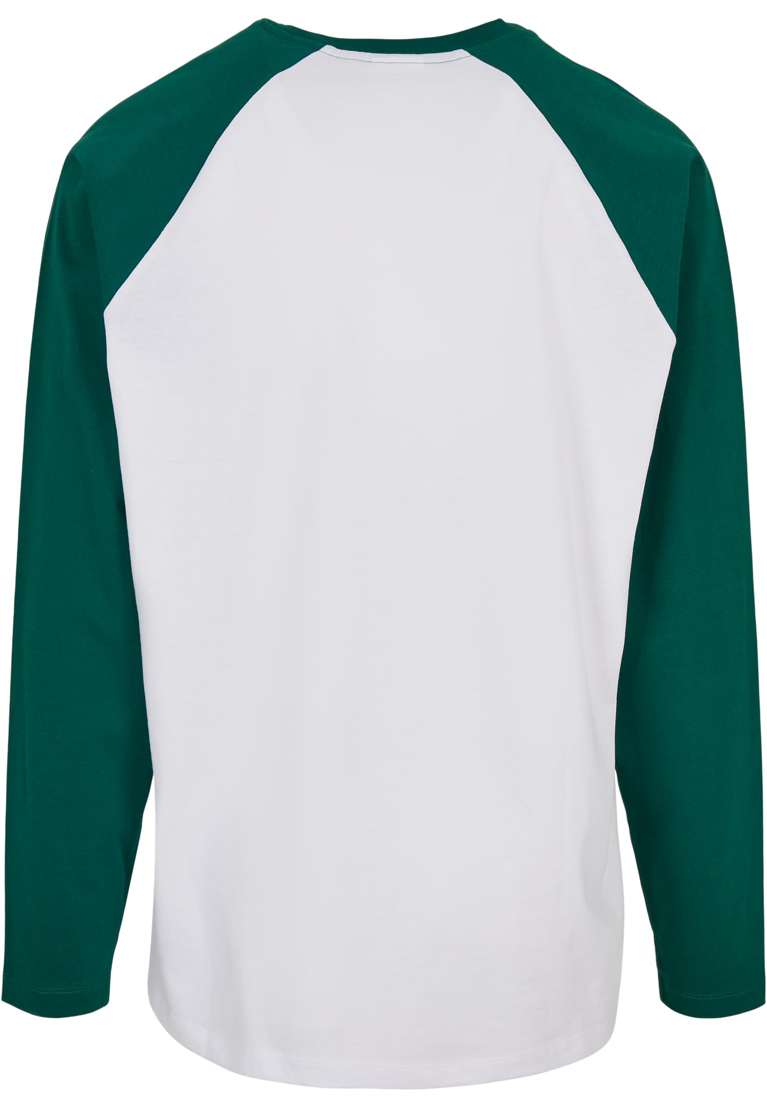 Organic Oversized Raglan Longsleeve | white/green