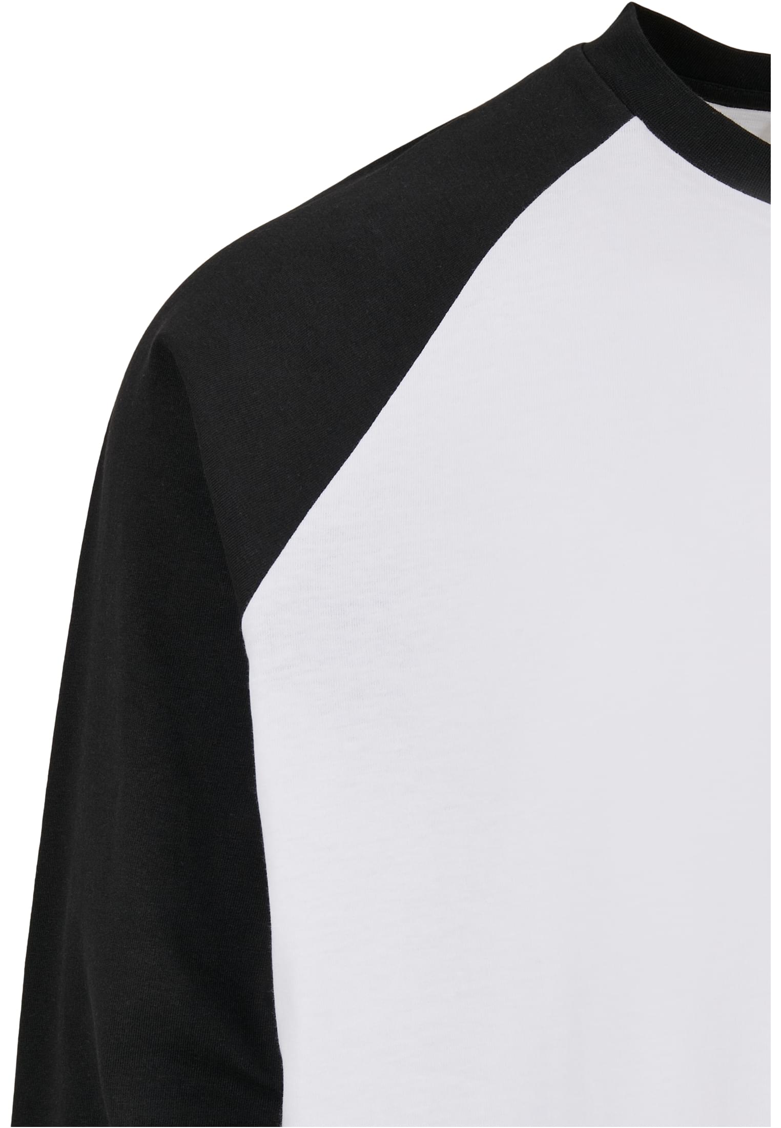 Organic Oversized Raglan Longsleeve | white/black