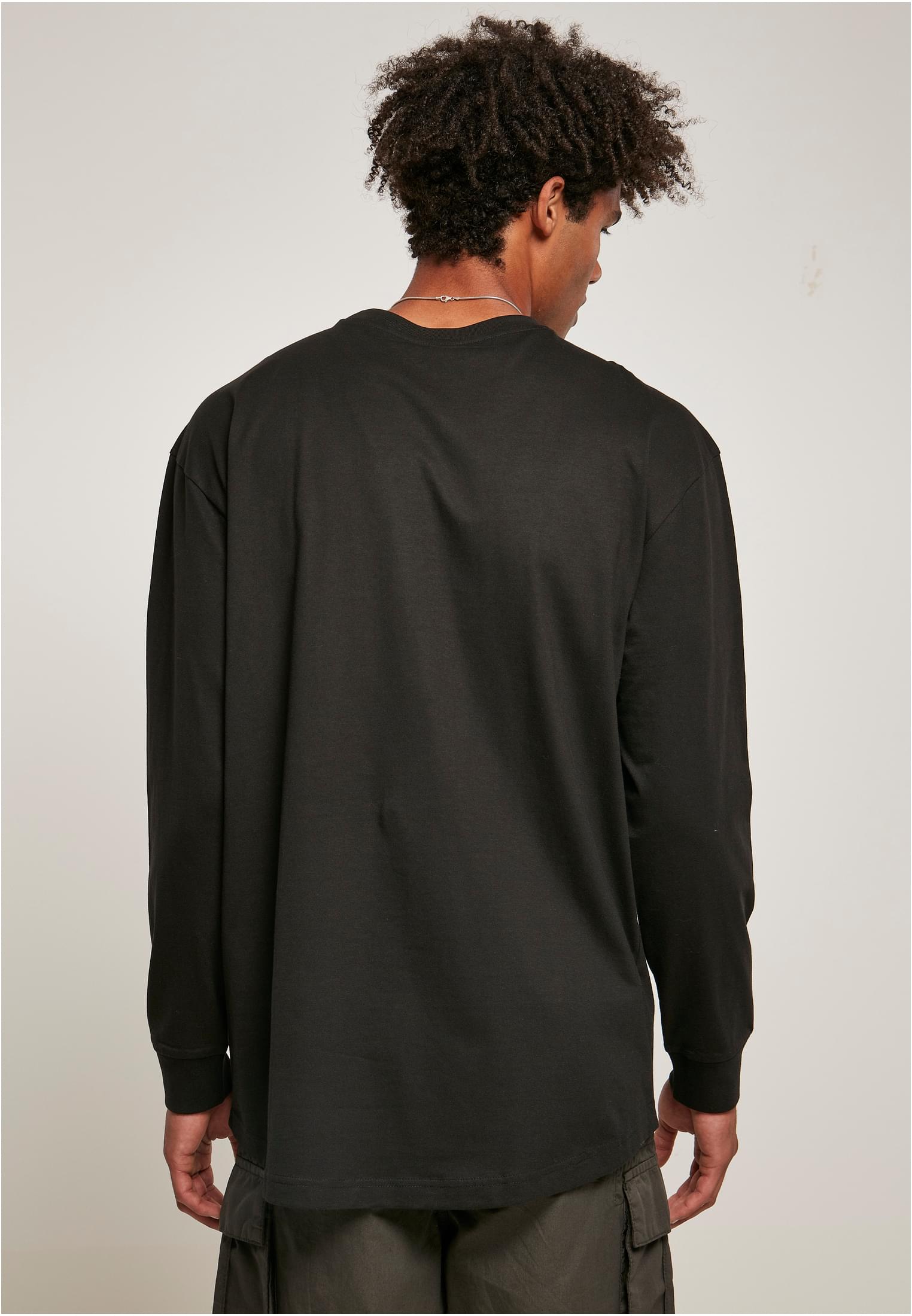 Recycled Curved Shoulder Longsleeve | black