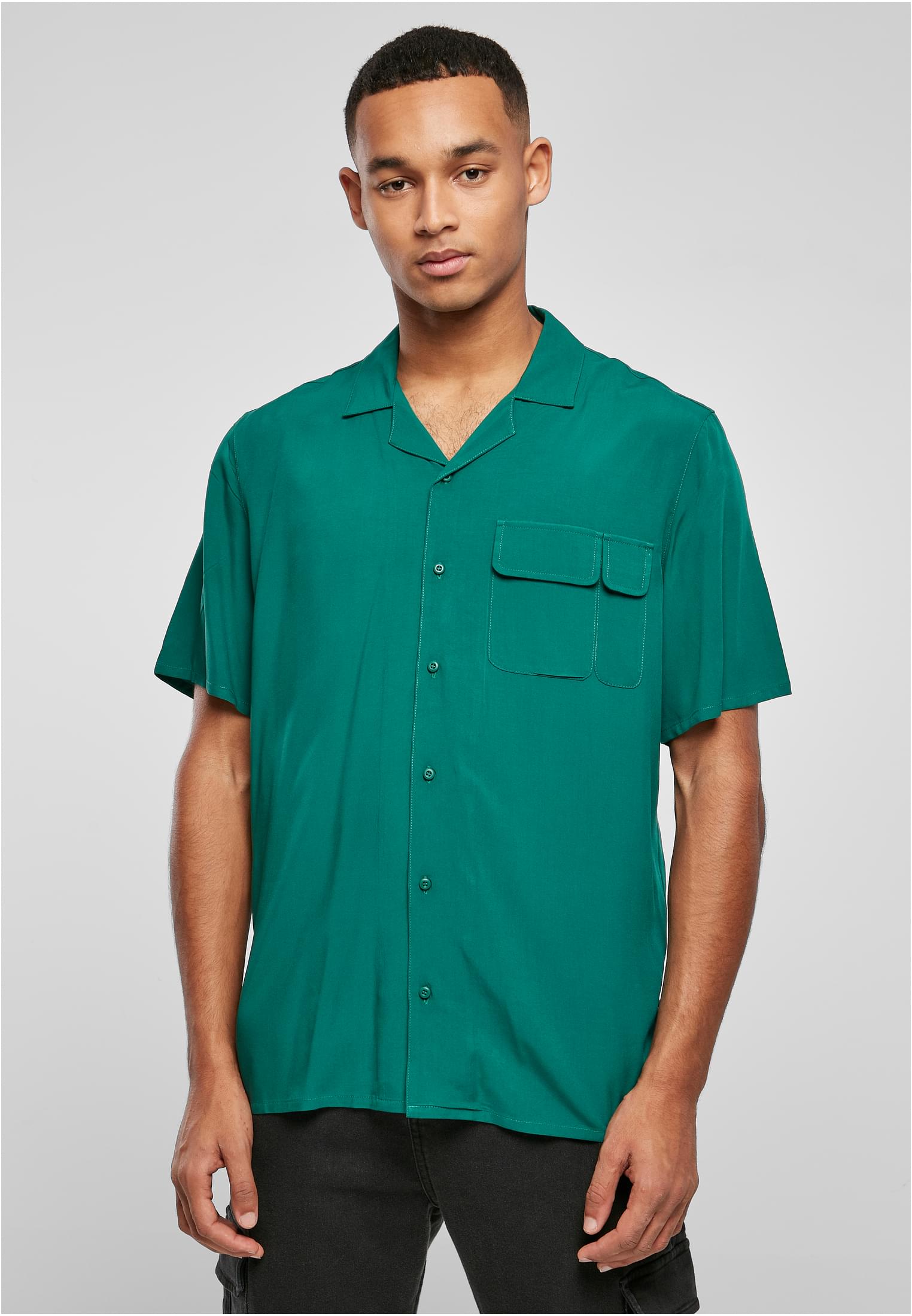 Viscose Camp Shirt | green