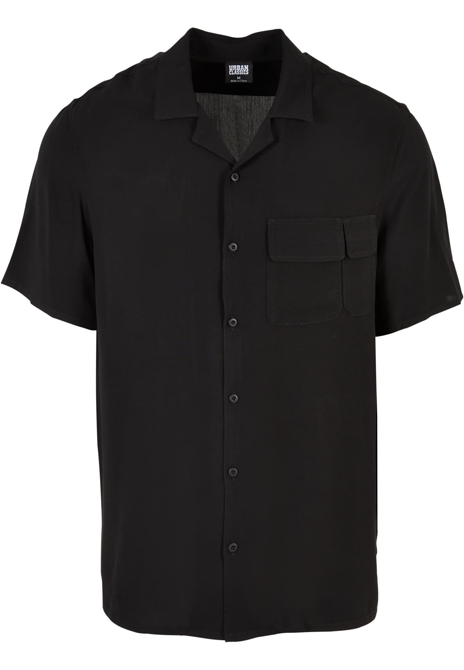 Viscose Camp Shirt | black