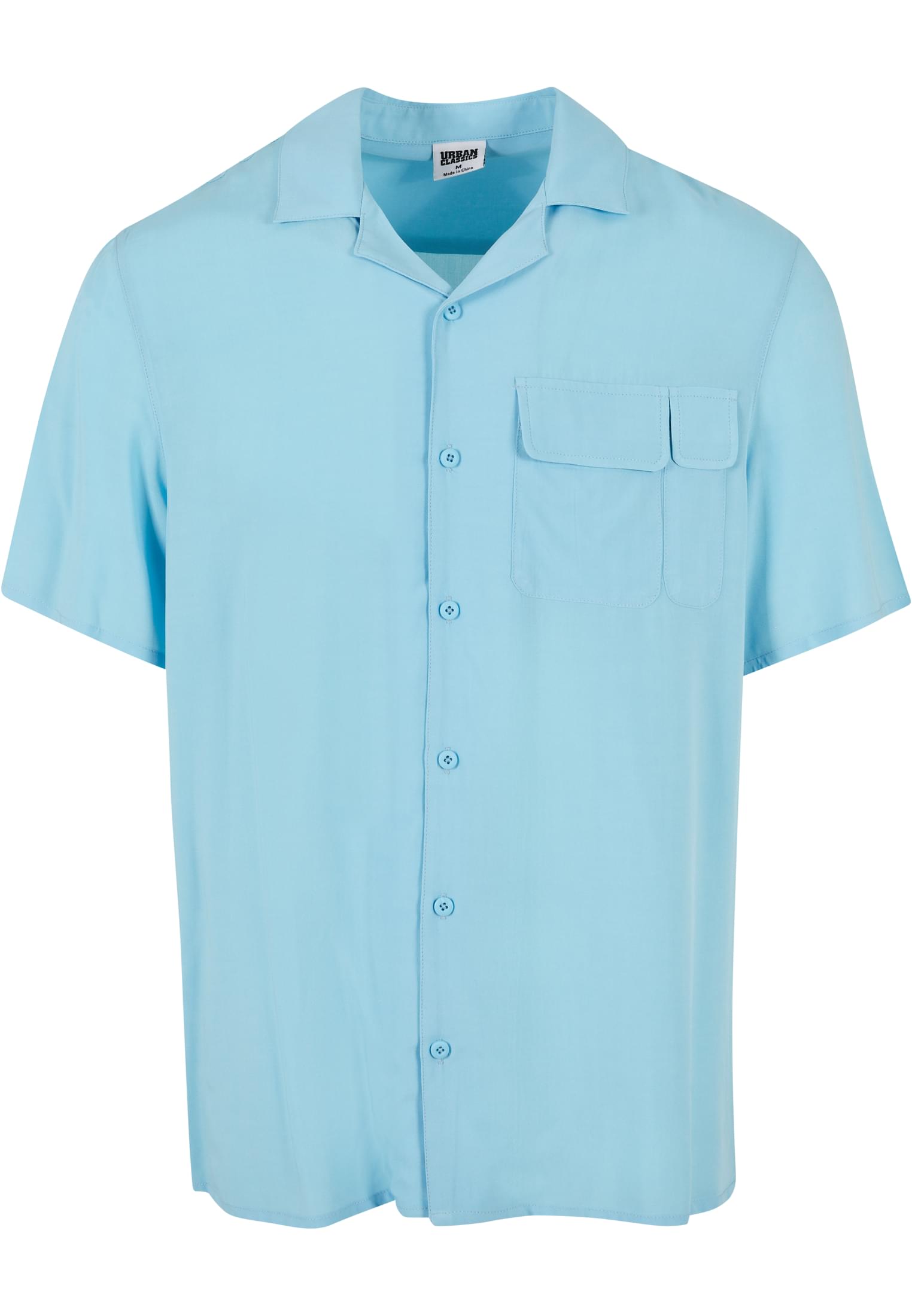 Viscose Camp Shirt | balticblue