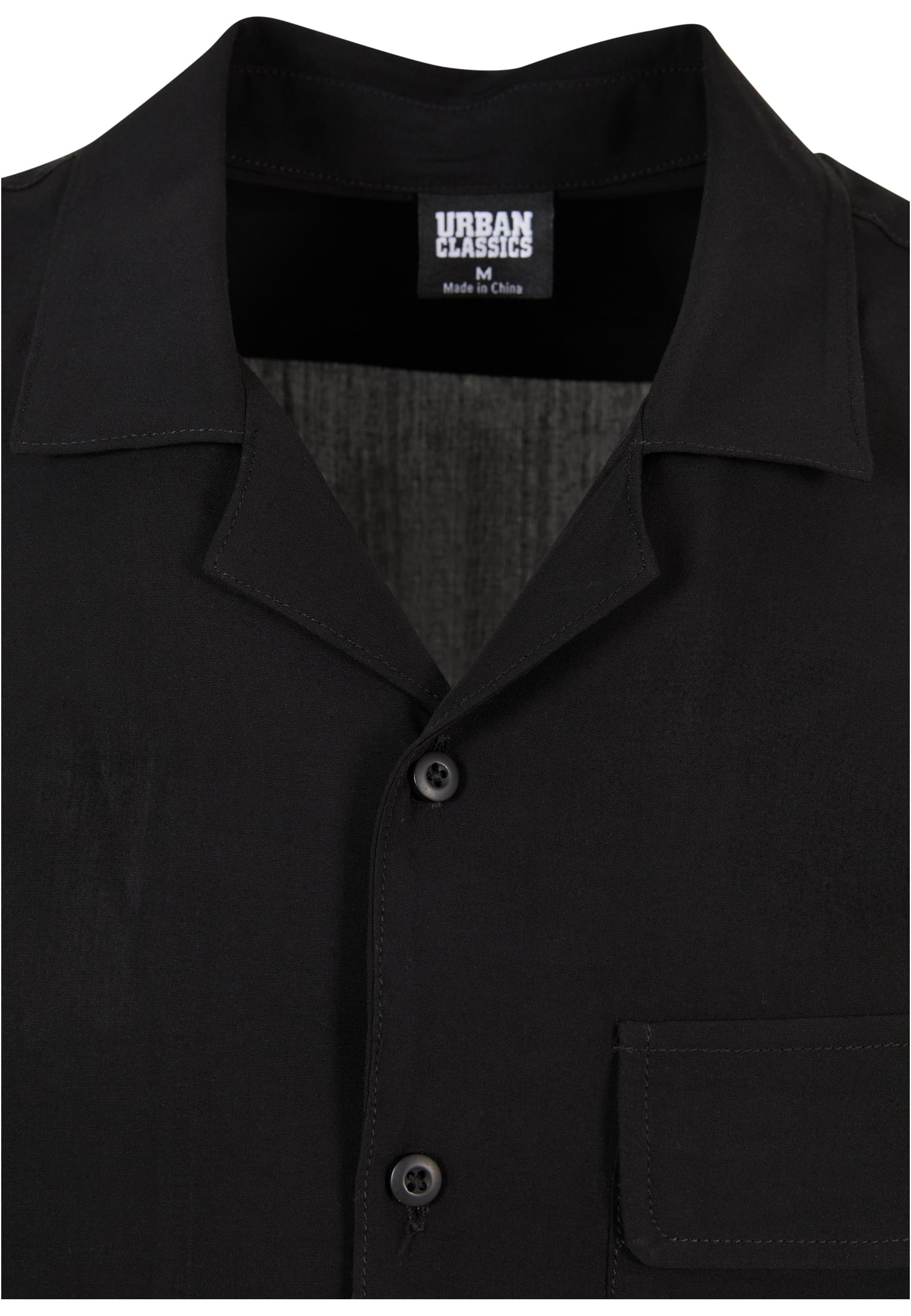 Viscose Camp Shirt | black