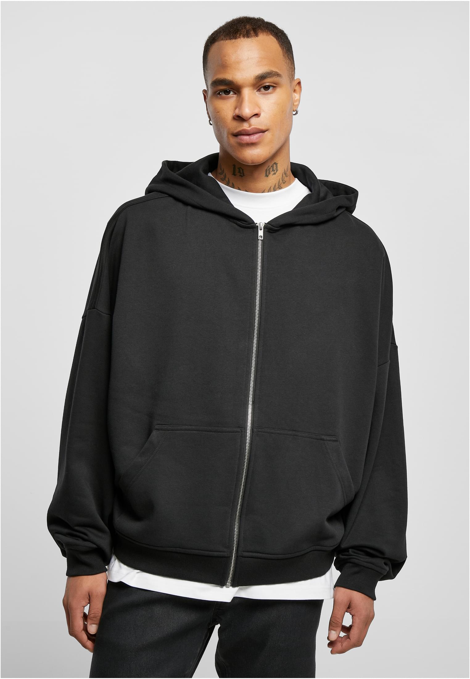 90's Zip Hoody | black