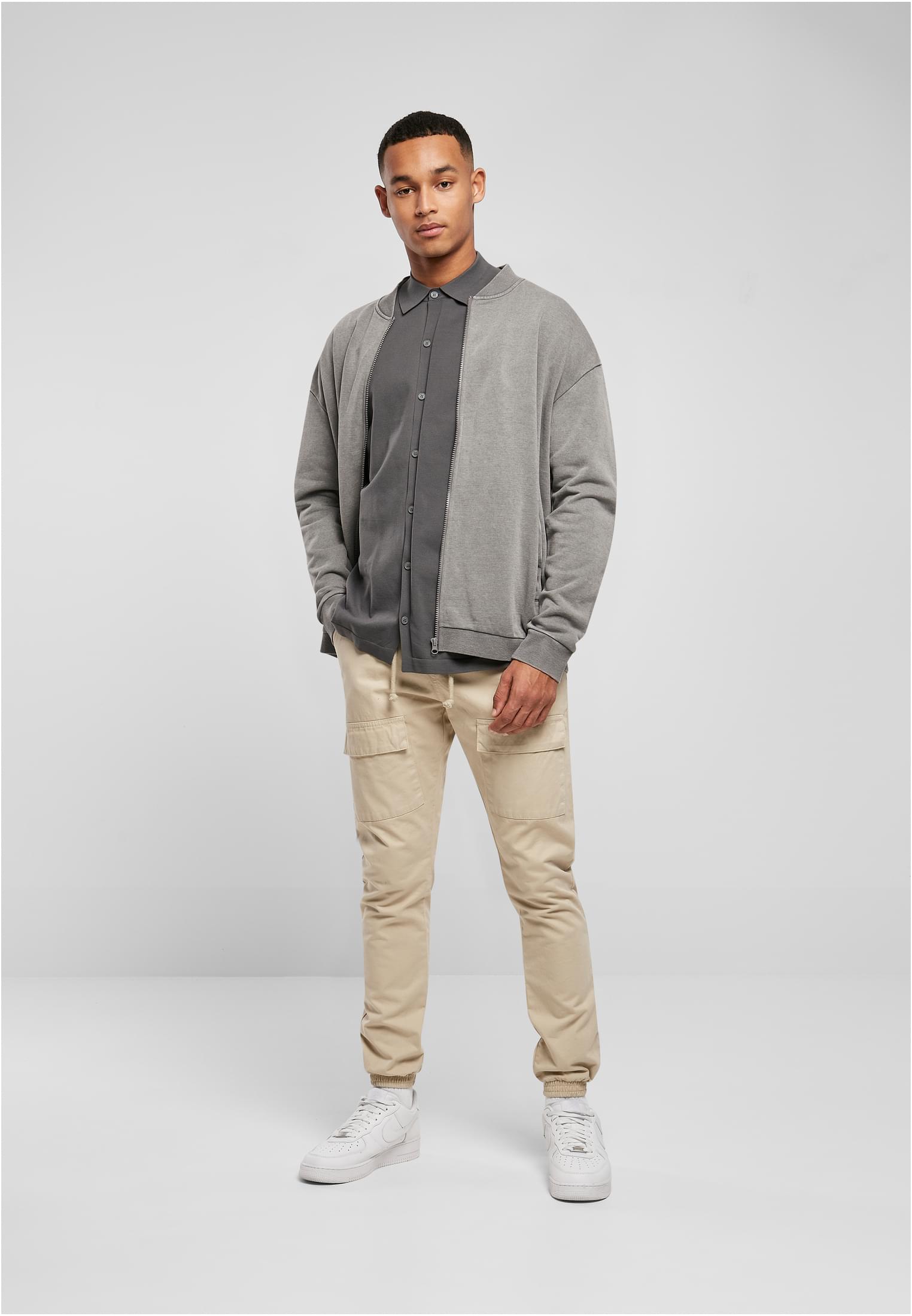 Washed Sweat Bomber | darkshadow