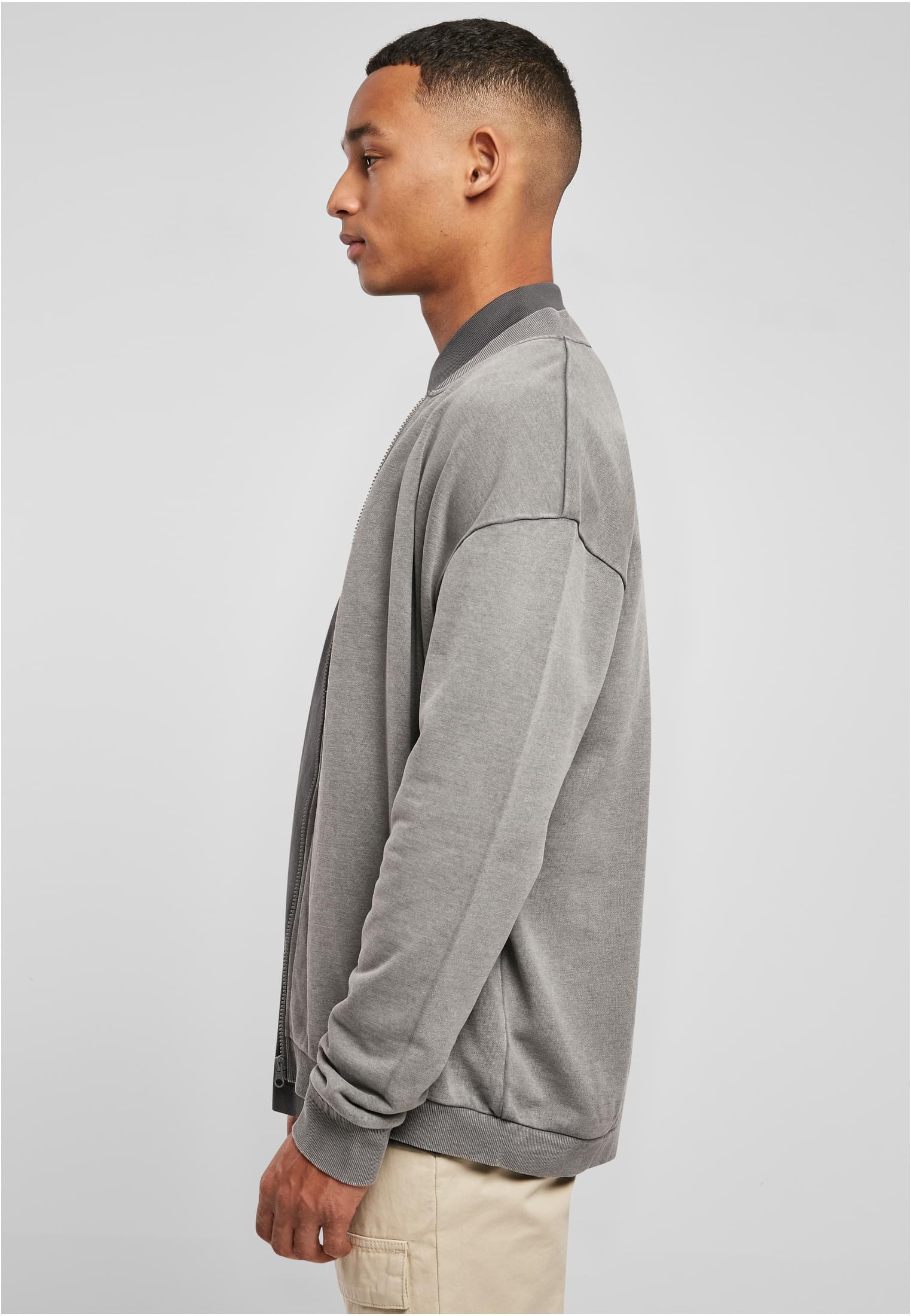 Washed Sweat Bomber | darkshadow