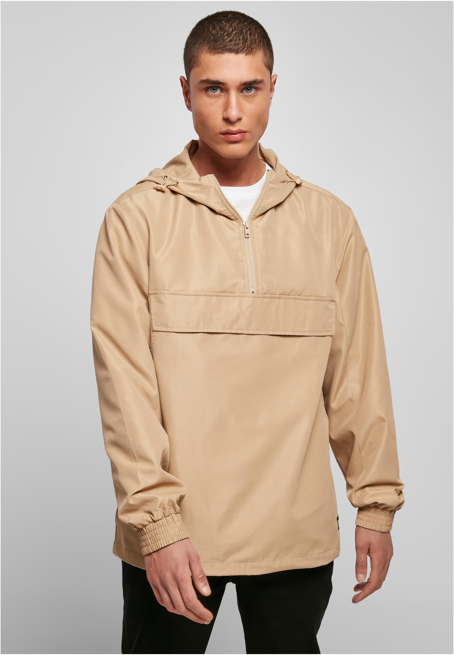 Recycled Basic Pull Over Jacket | unionbeige