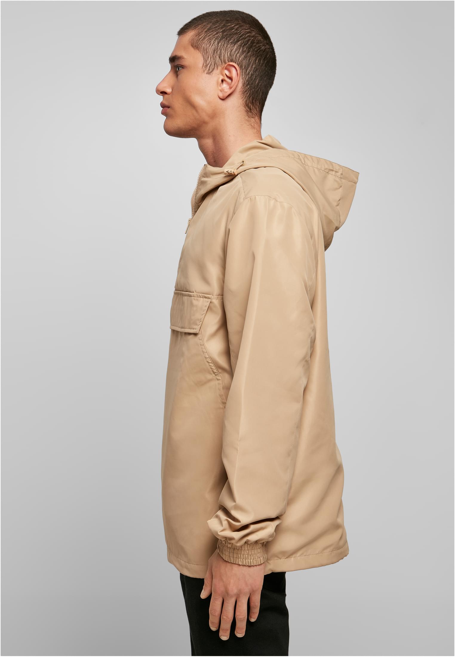 Recycled Basic Pull Over Jacket | unionbeige