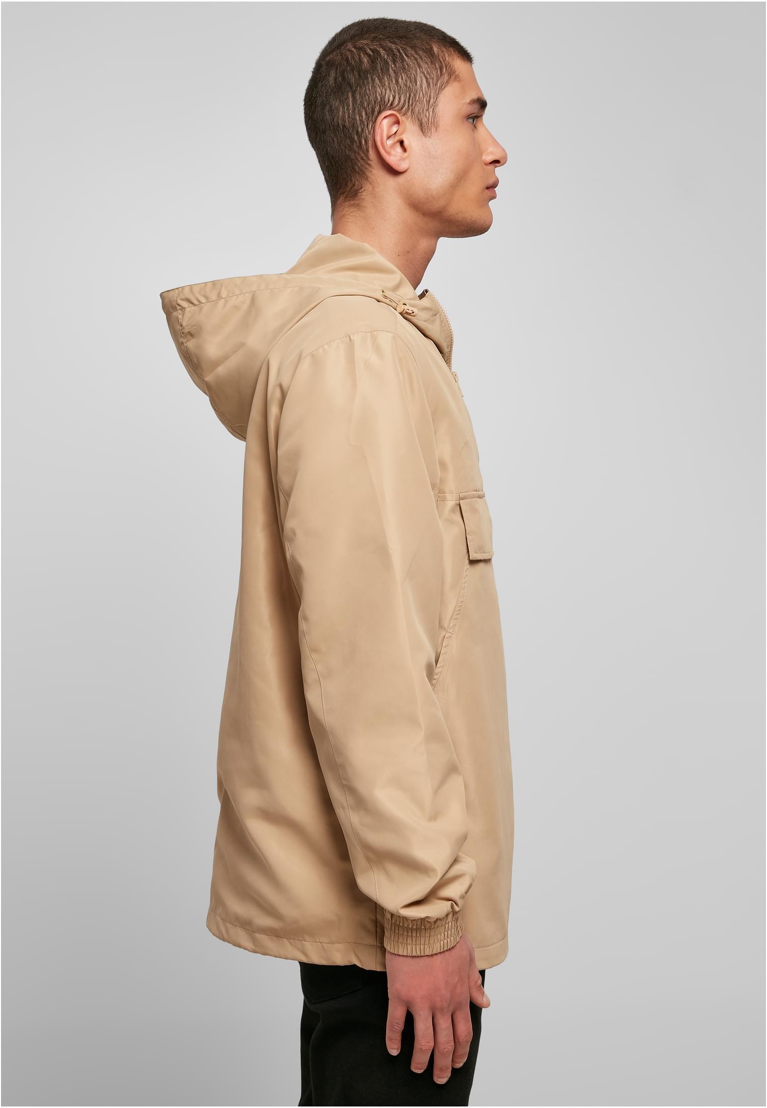 Recycled Basic Pull Over Jacket | unionbeige