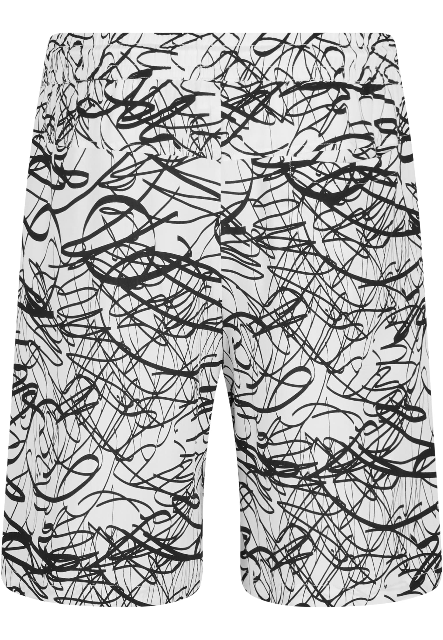 Viscose AOP Resort Shorts | whitescribble