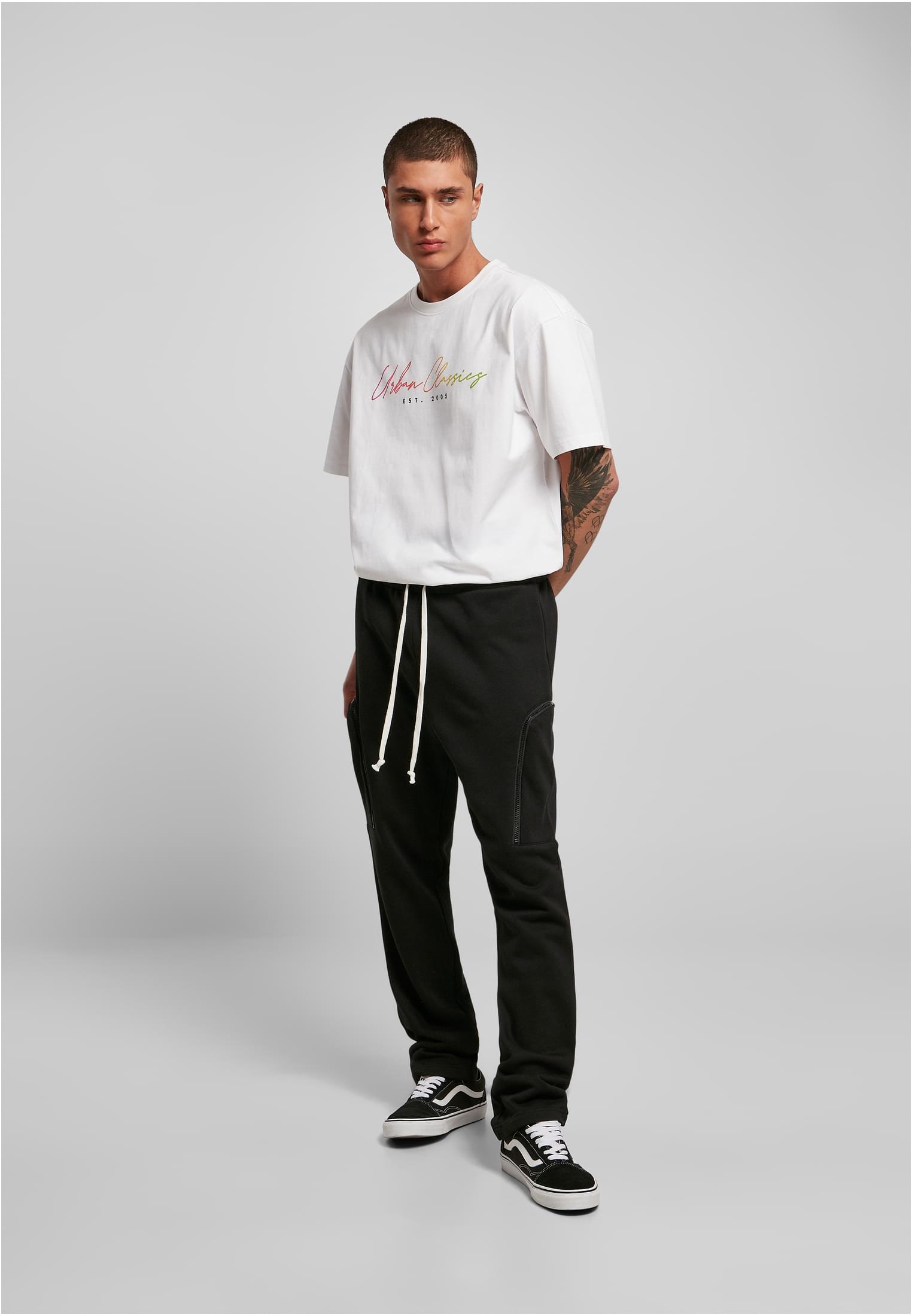 Low Crotch Cargo Sweatpants | black