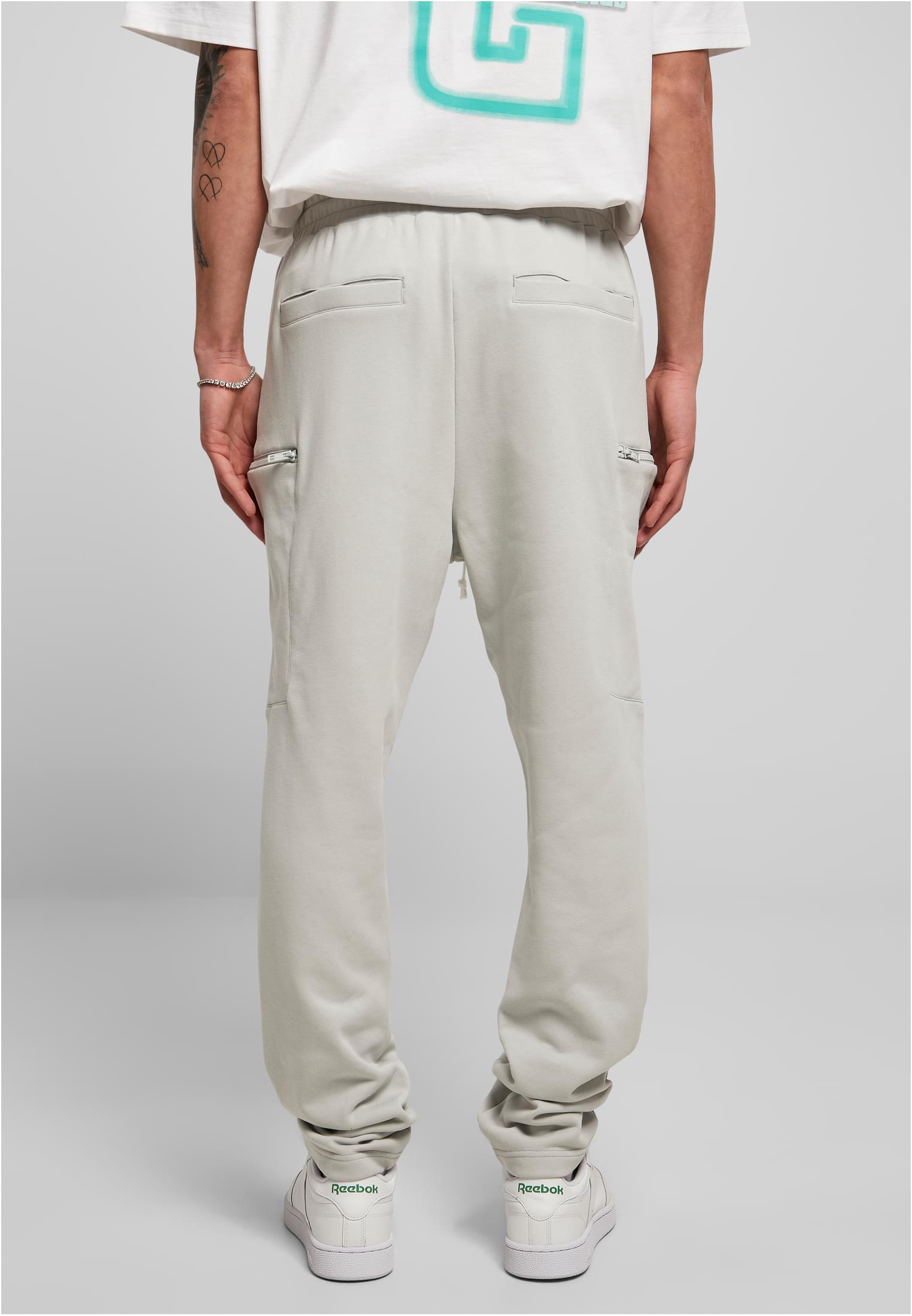 Low Crotch Cargo Sweatpants | lightasphalt