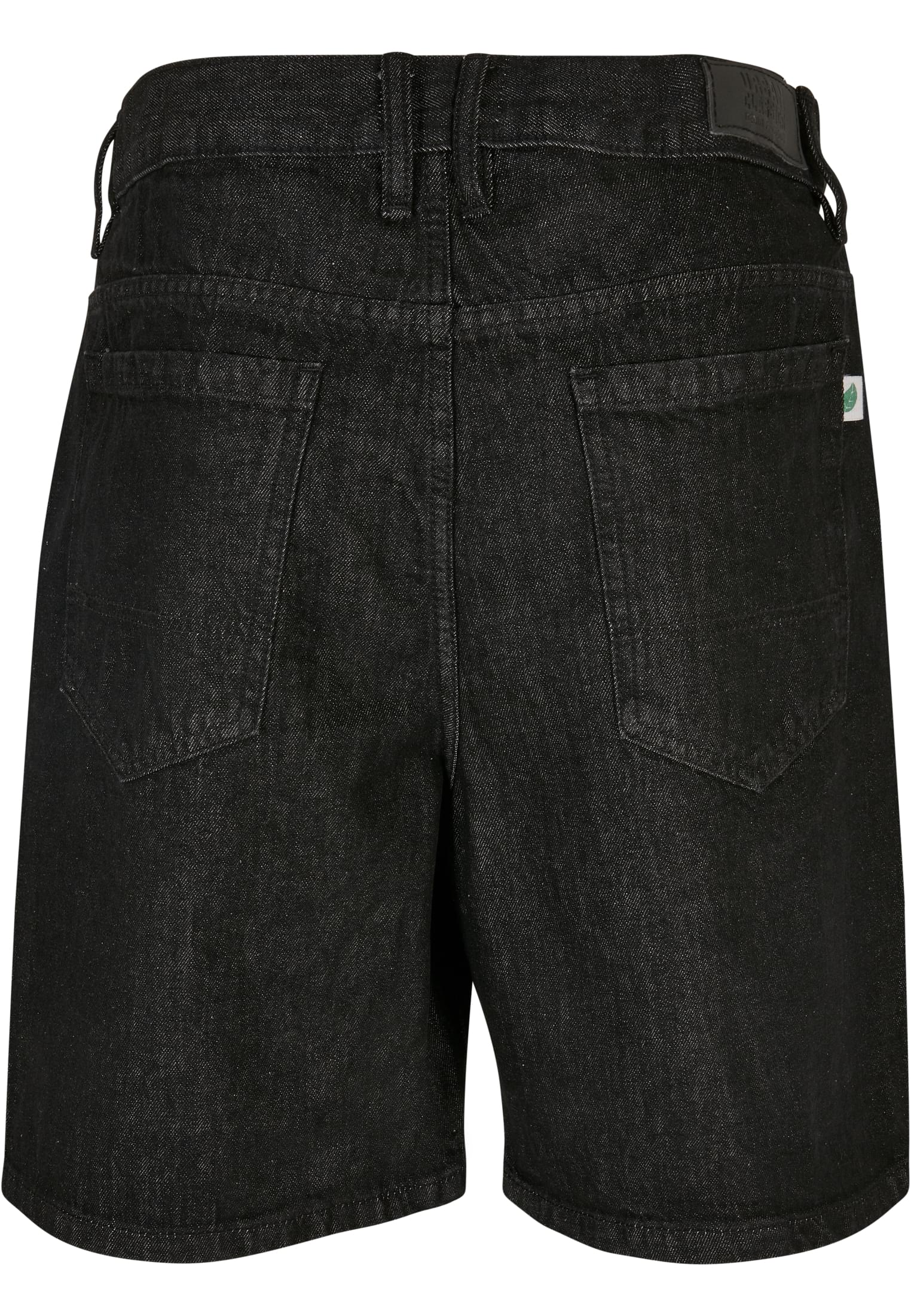 Organic Denim Bermuda Shorts | black washed