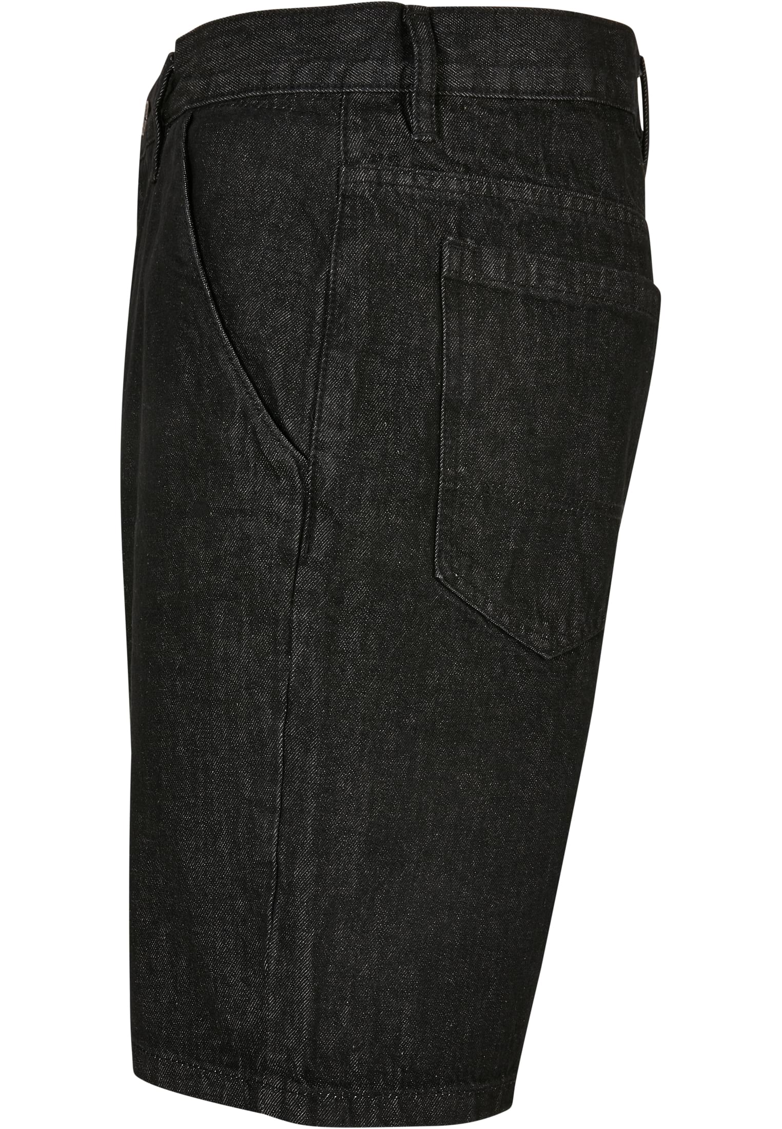 Organic Denim Bermuda Shorts | black washed