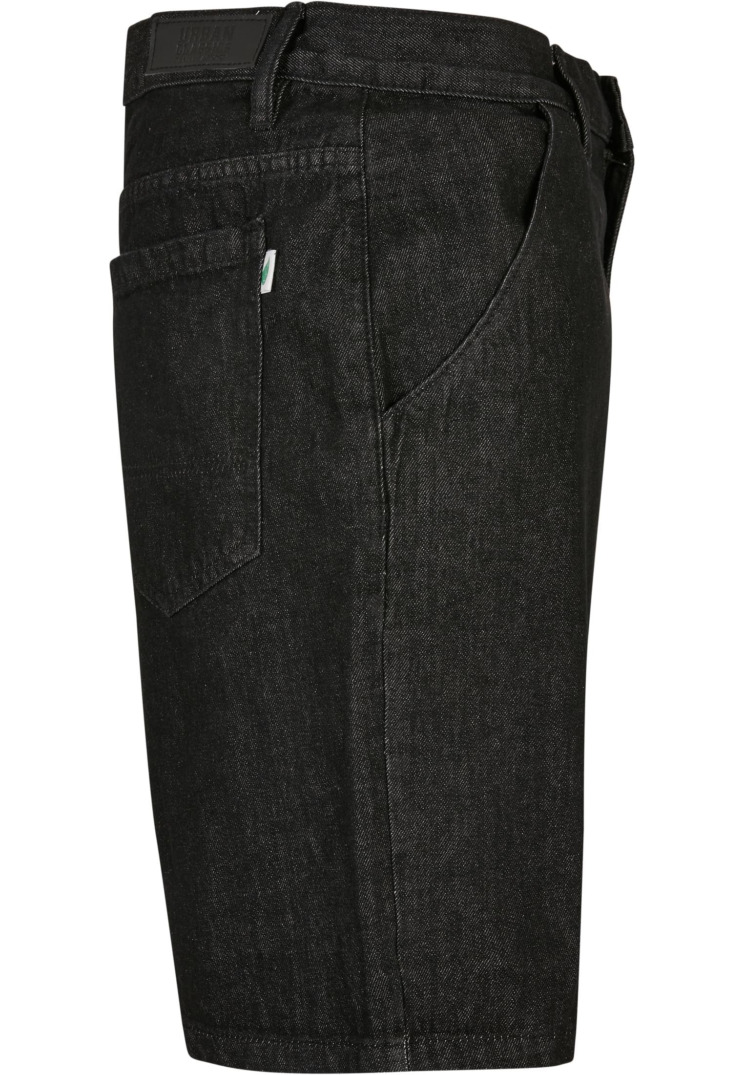 Organic Denim Bermuda Shorts | black washed