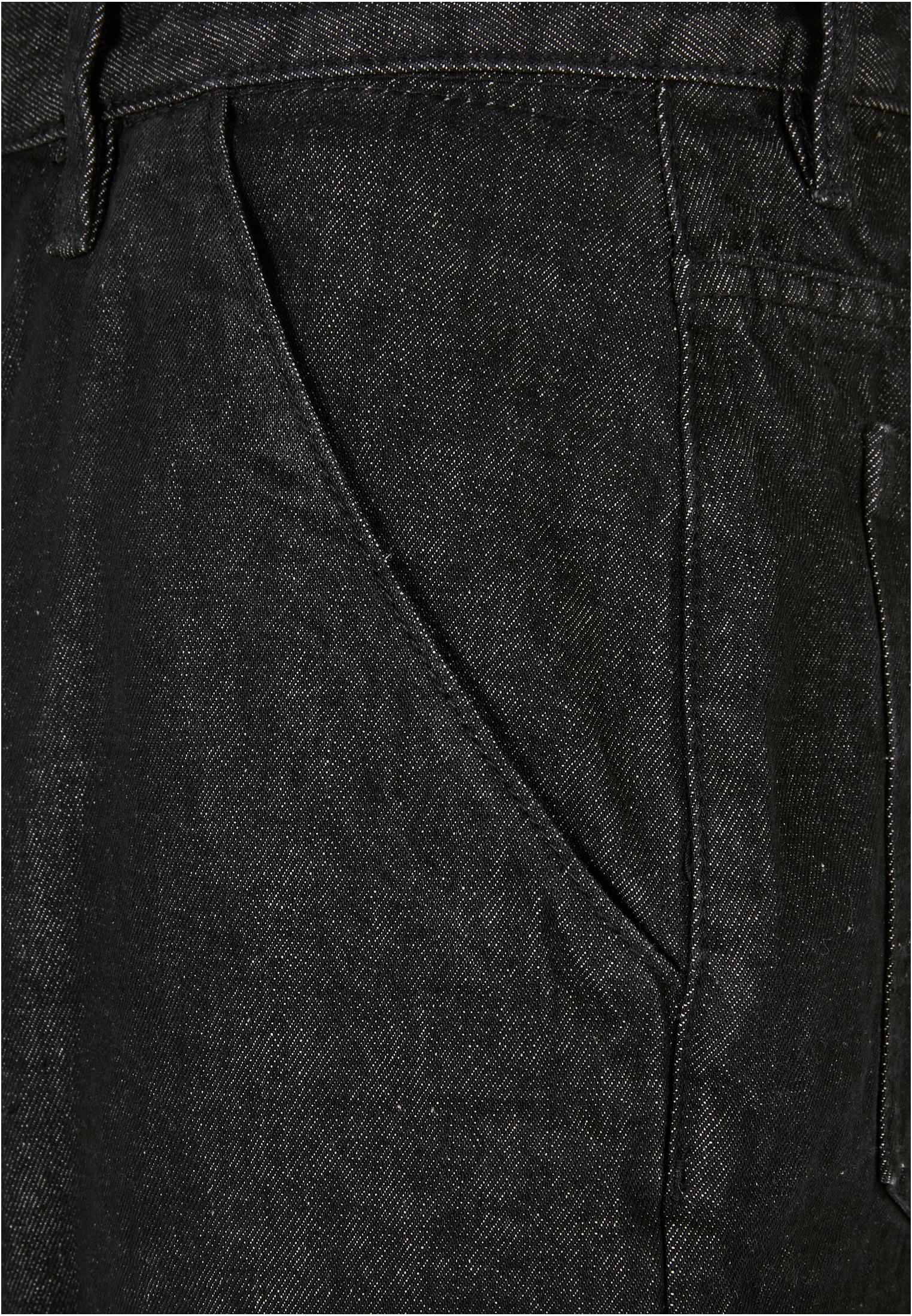 Organic Denim Bermuda Shorts | black washed