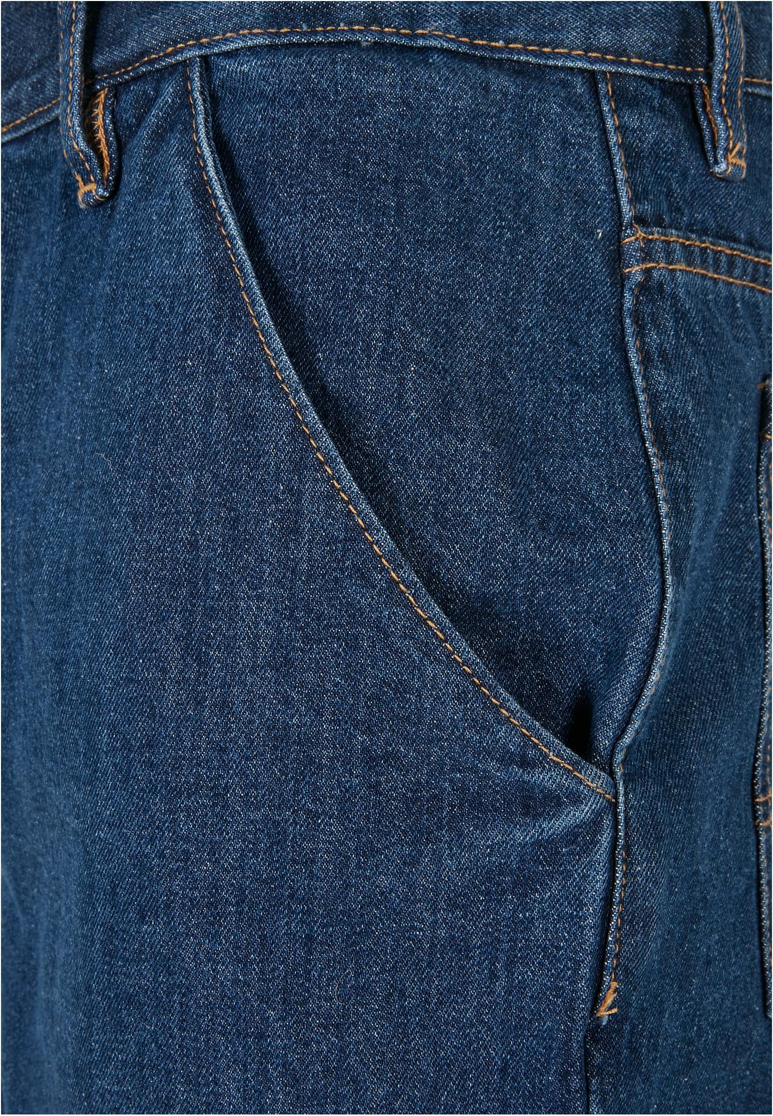 Organic Denim Bermuda Shorts | mid indigo washed