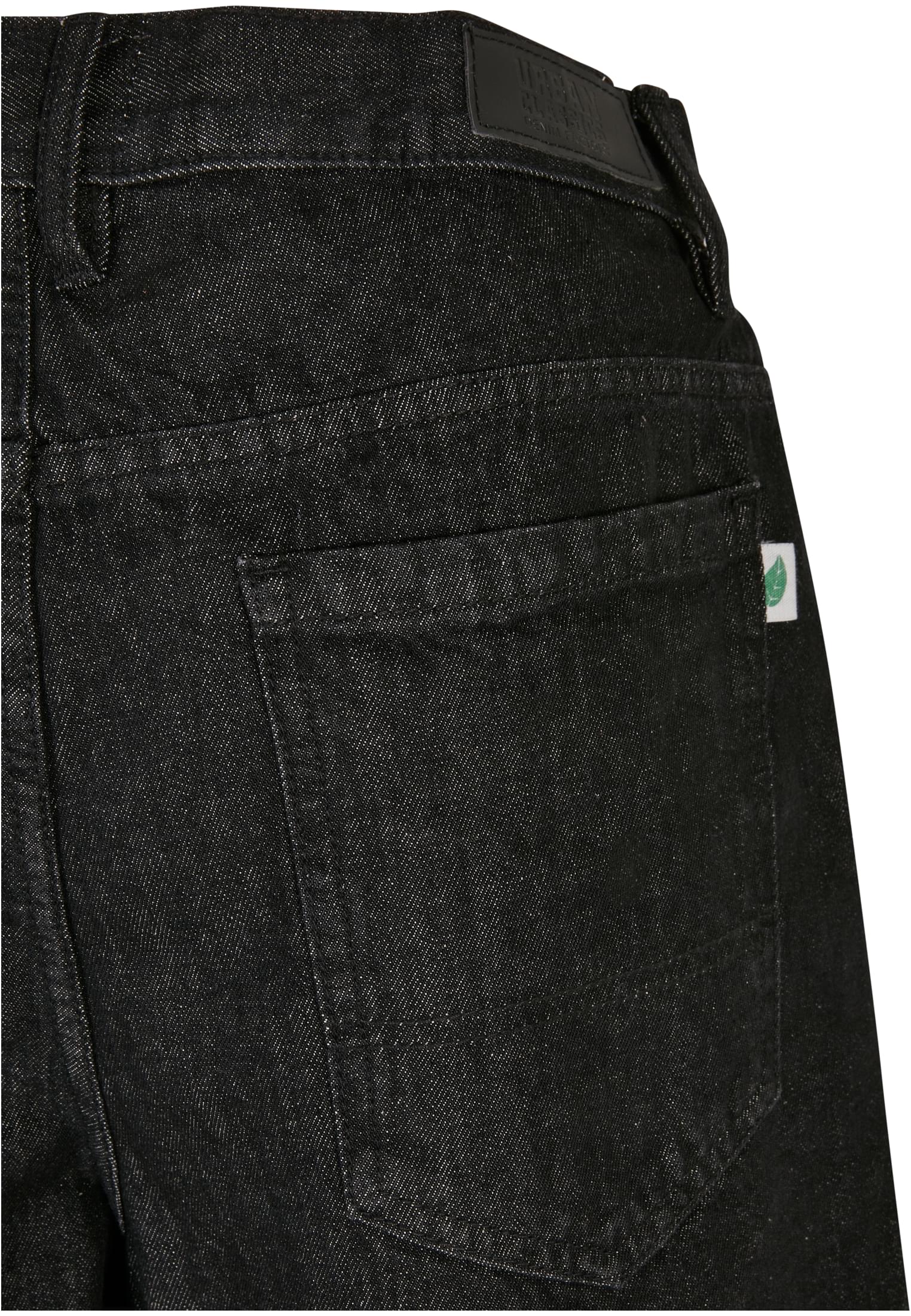 Organic Denim Bermuda Shorts | black washed