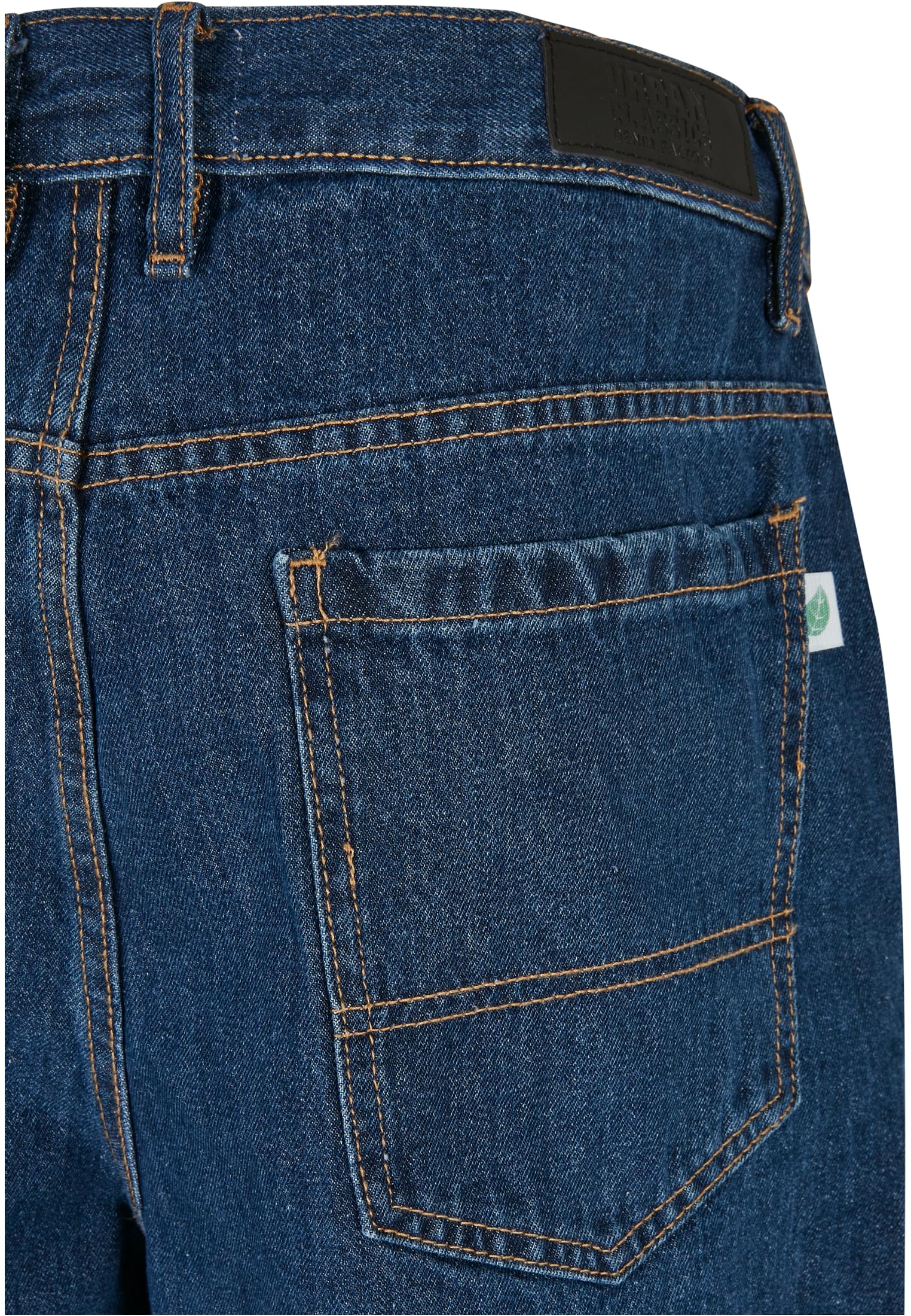 Organic Denim Bermuda Shorts | mid indigo washed