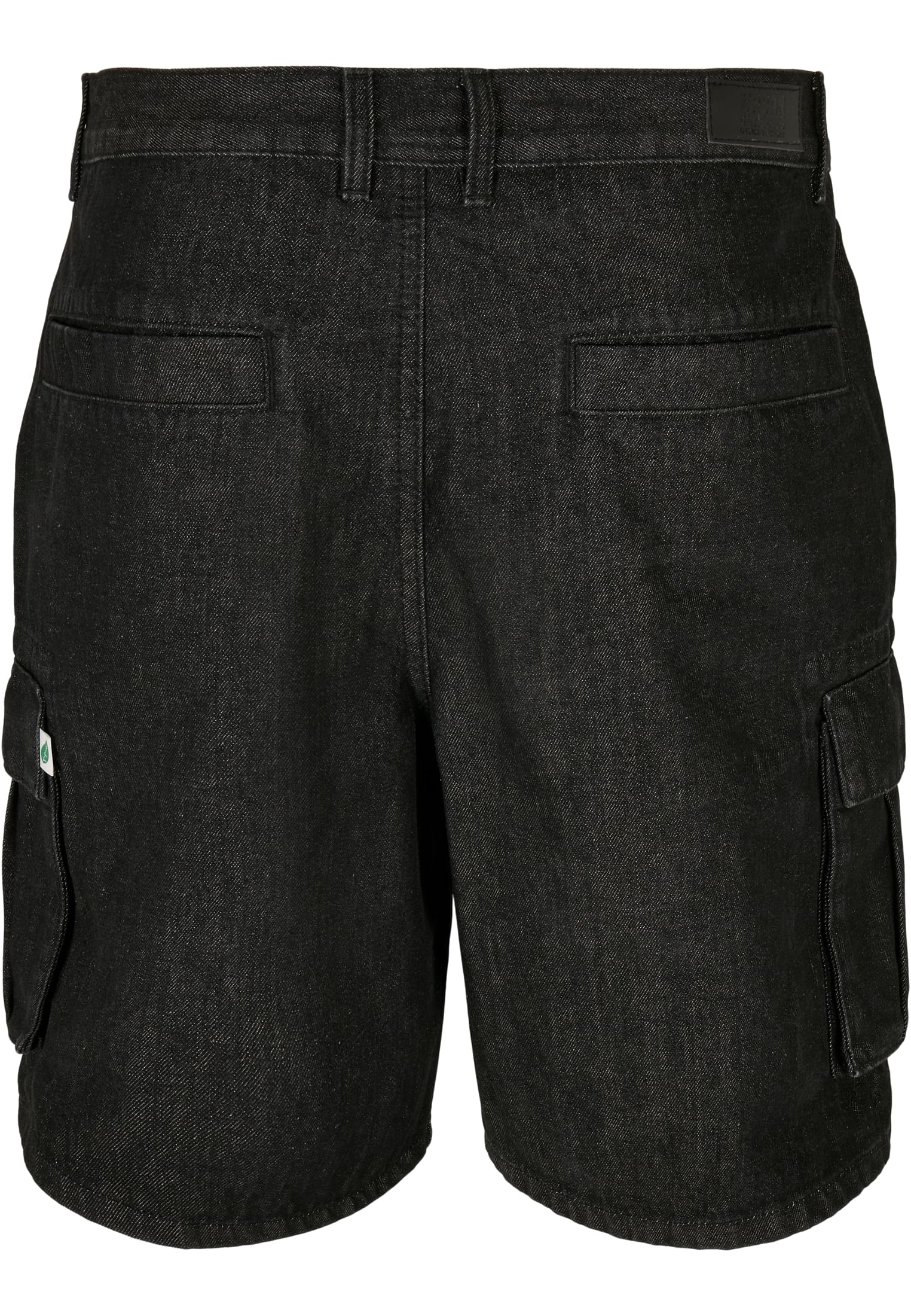 Organic Denim Cargo Shorts | black washed