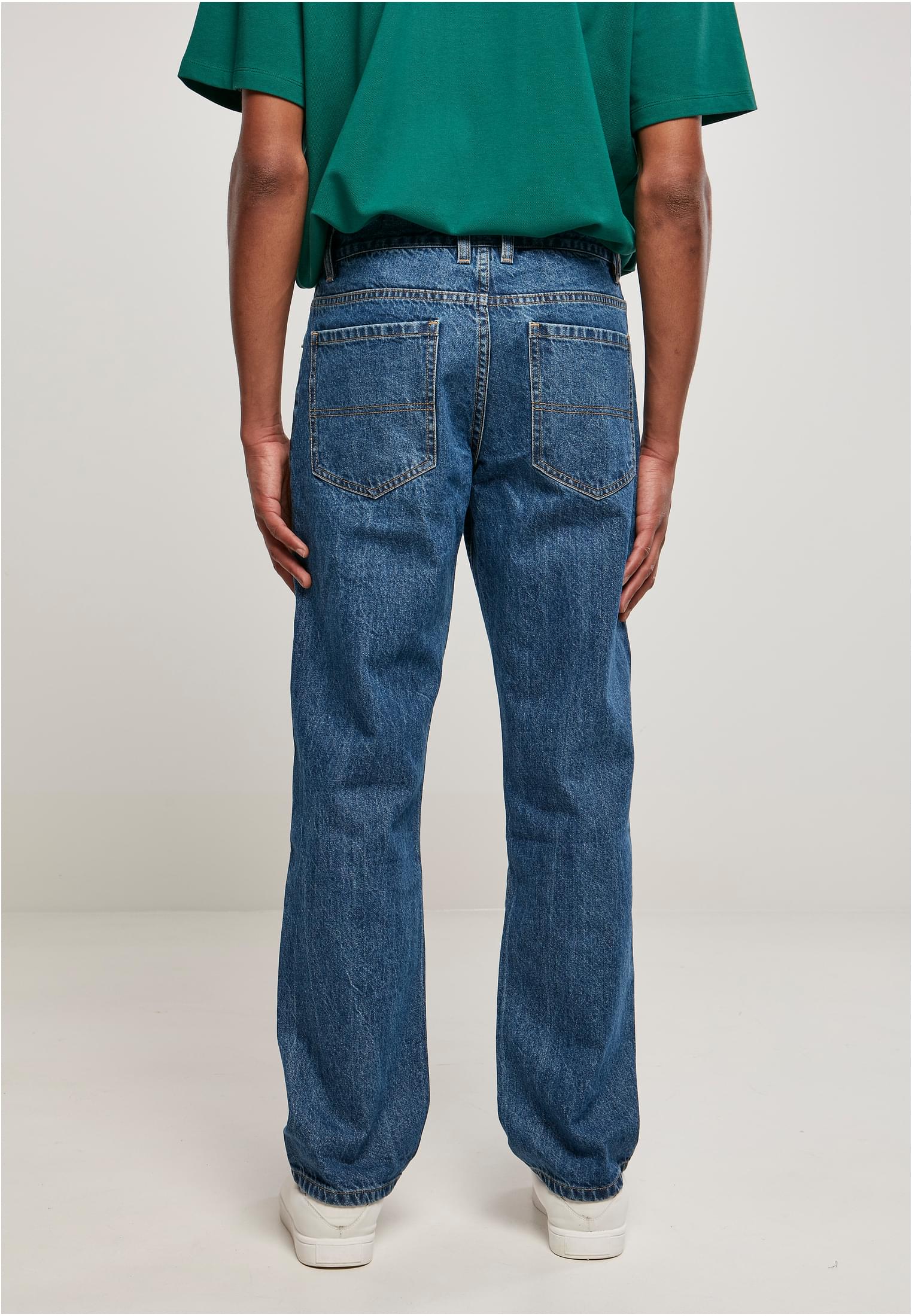 Organic Straight Leg Denim | mid indigo washed