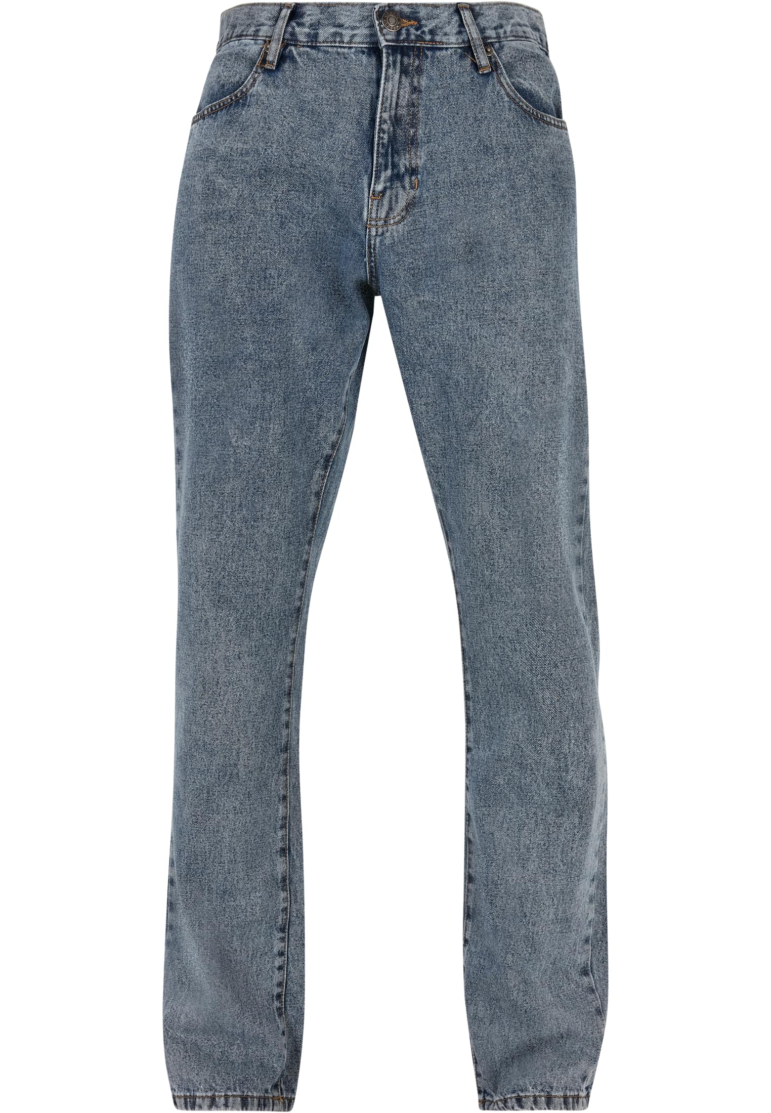 Organic Straight Leg Denim | light skyblue acid washed