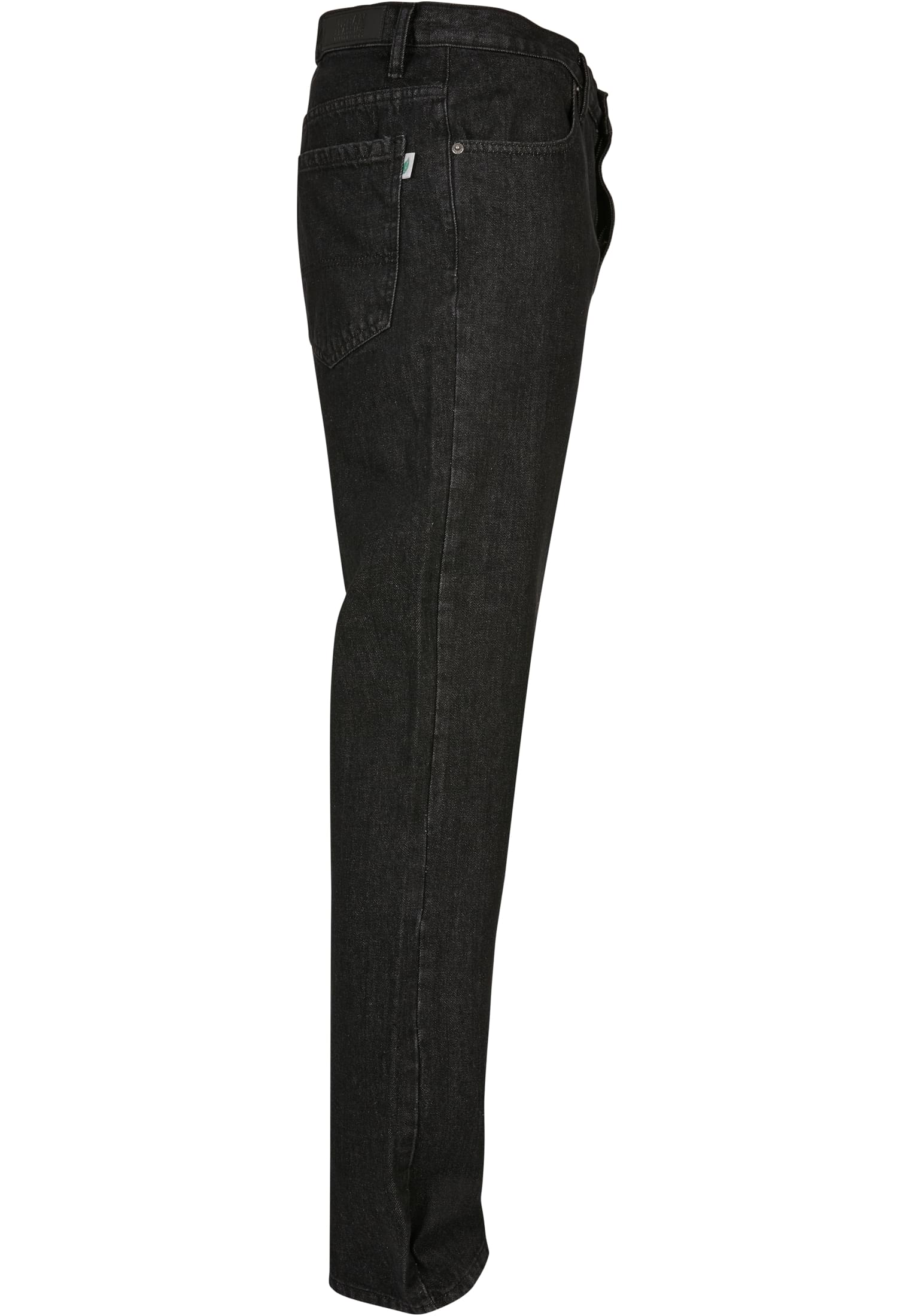 Organic Straight Leg Denim | black washed