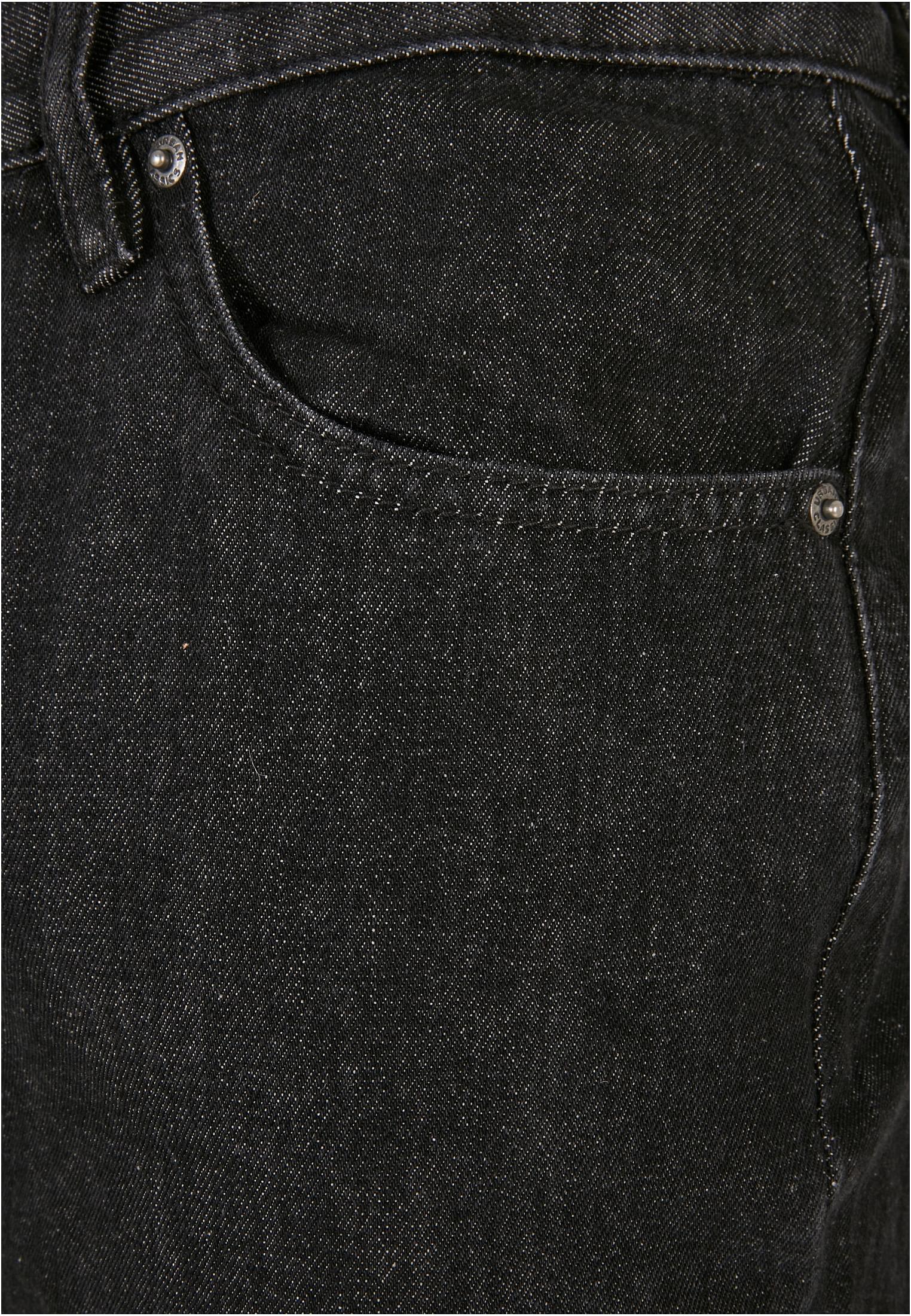 Organic Straight Leg Denim | black washed