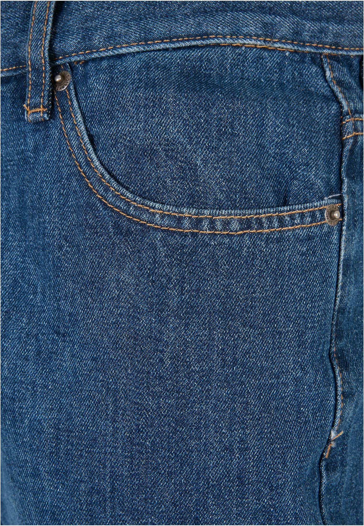 Organic Straight Leg Denim | mid indigo washed