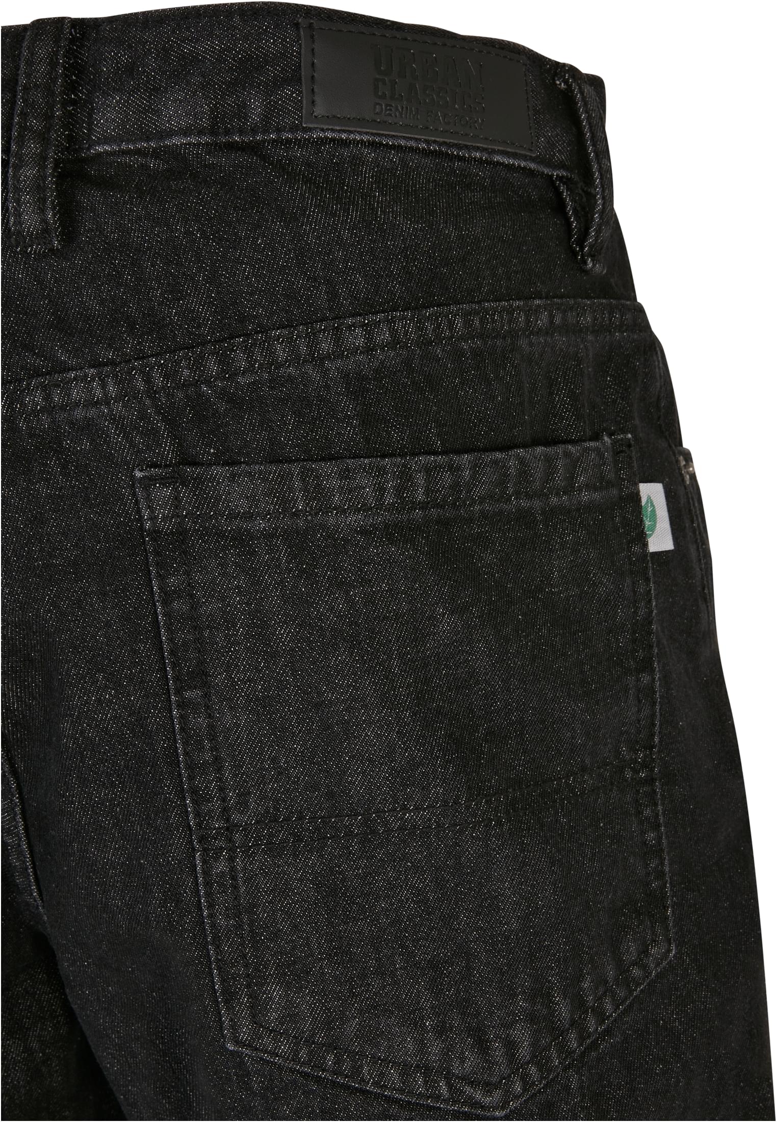 Organic Straight Leg Denim | black washed