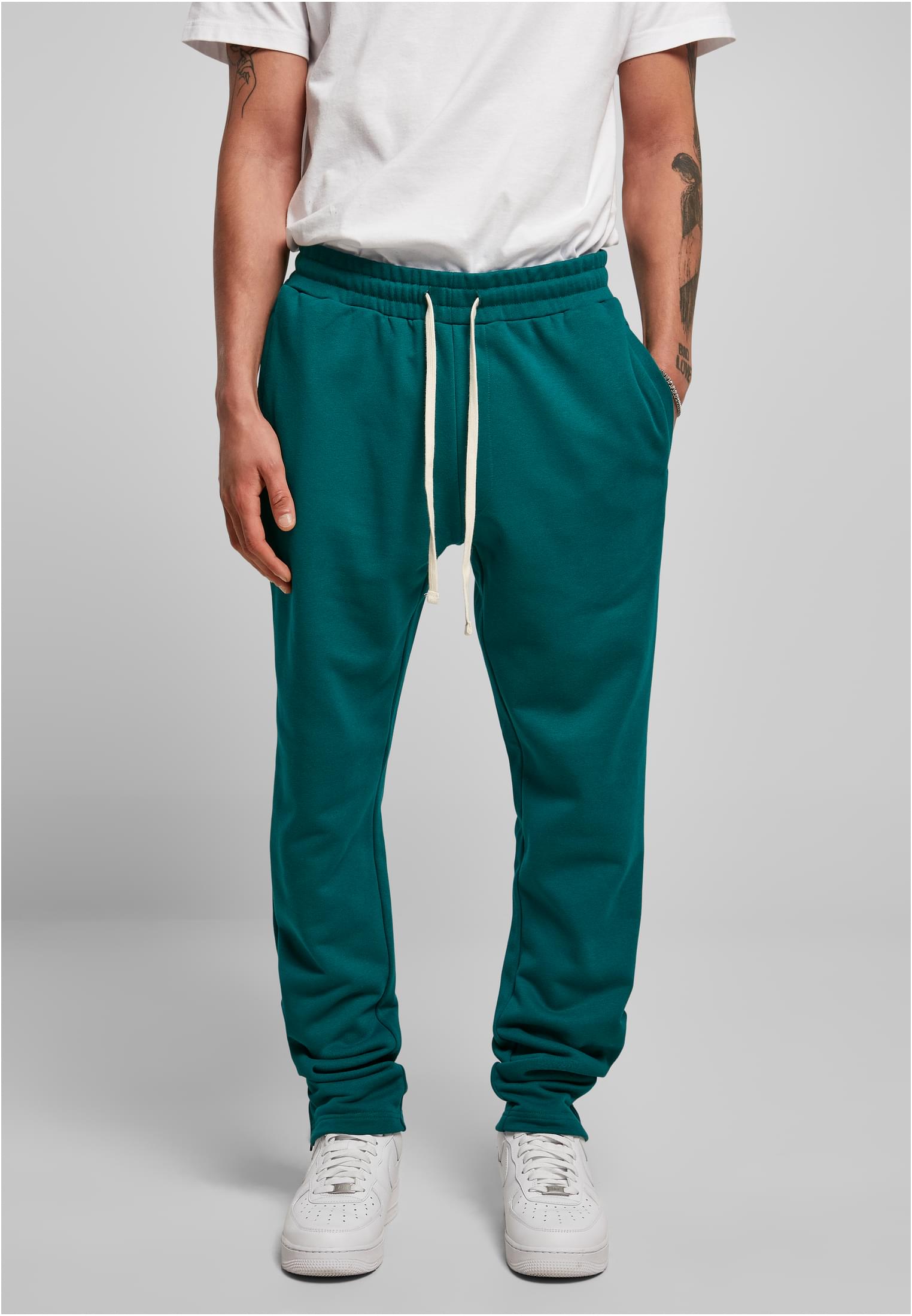 Side-Zip Sweatpants | green