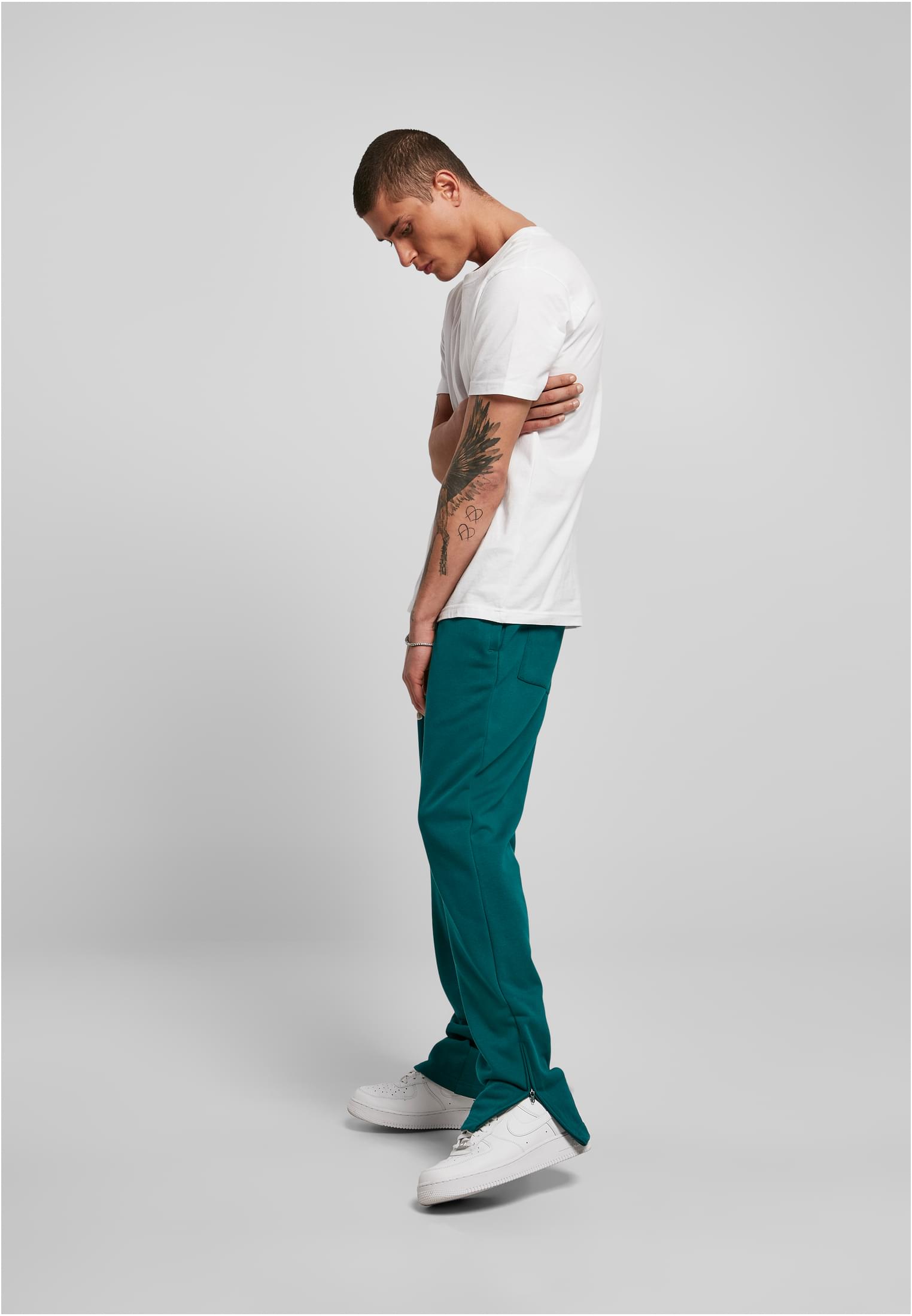 Side-Zip Sweatpants | green