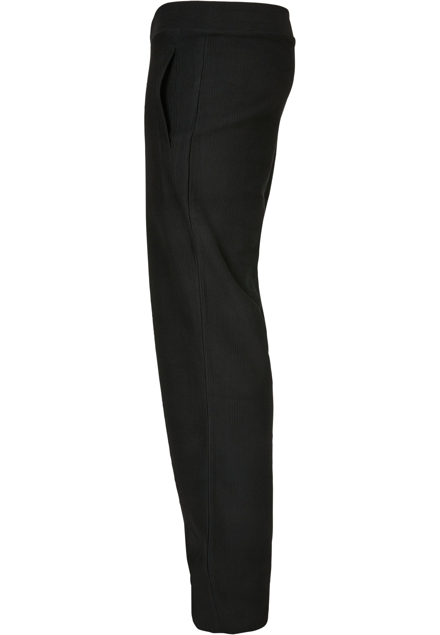 Rib Terry Track Pants | black