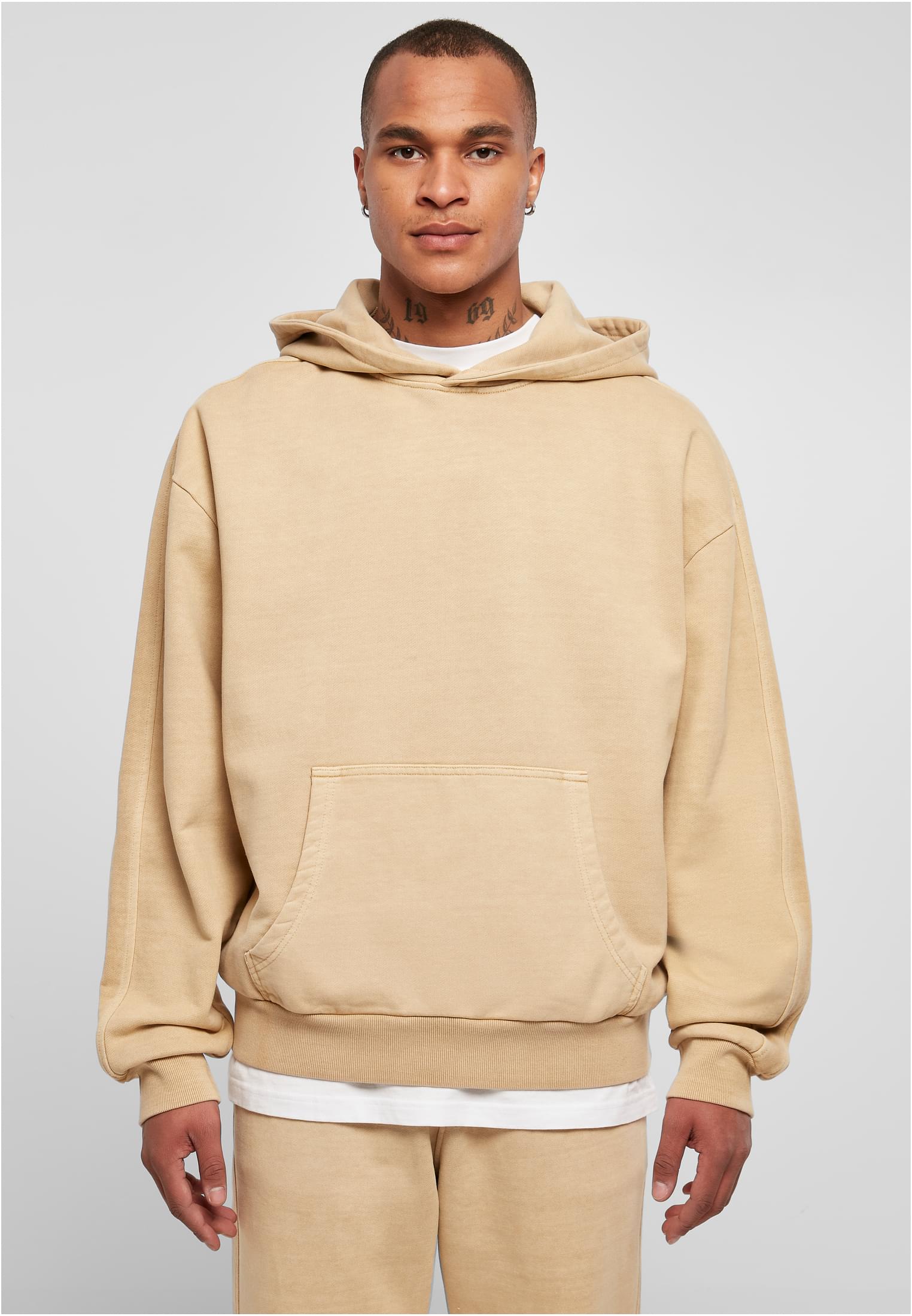 Heavy Terry Garment Dye Hoody | unionbeige