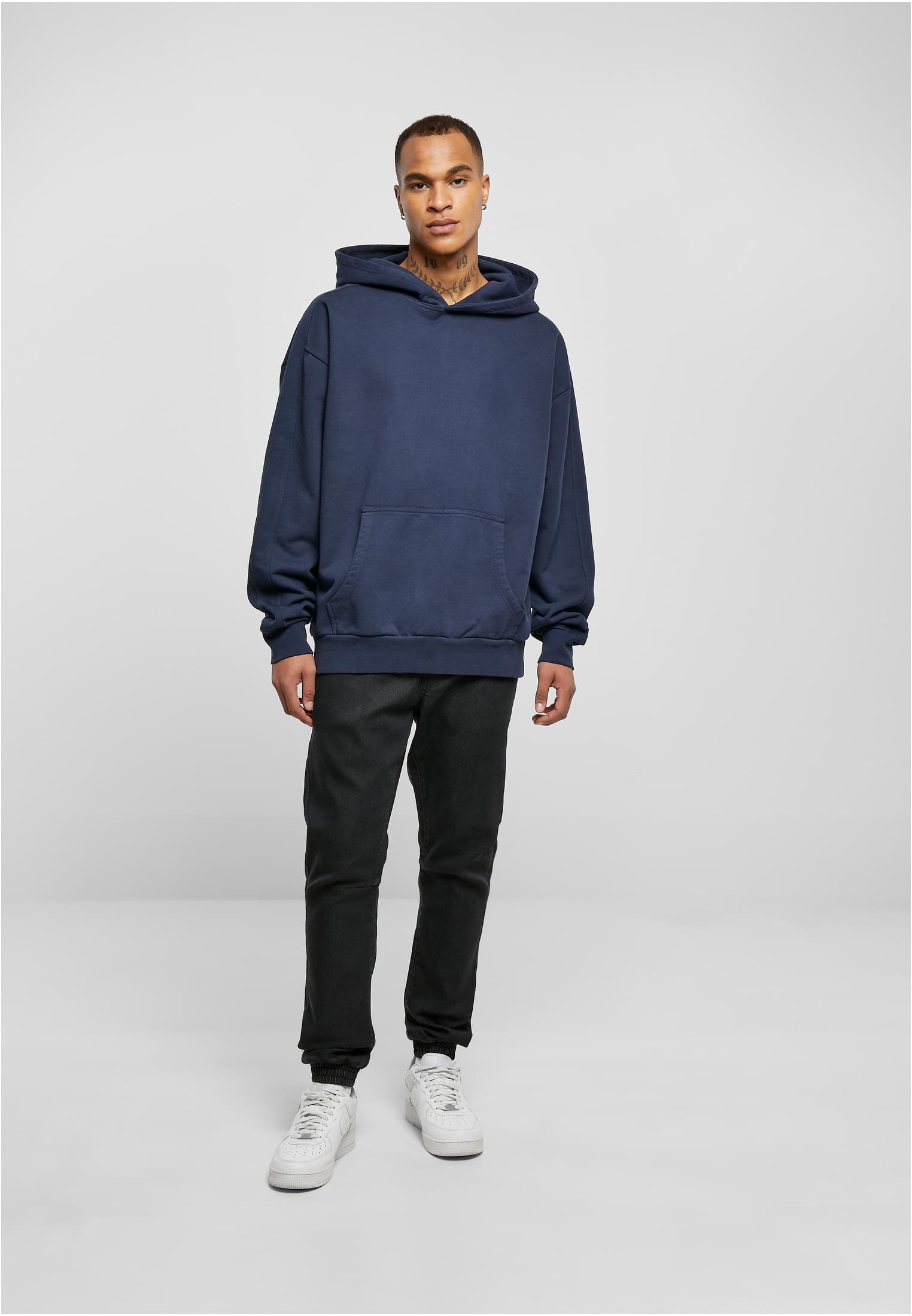 Heavy Terry Garment Dye Hoody | darkblue