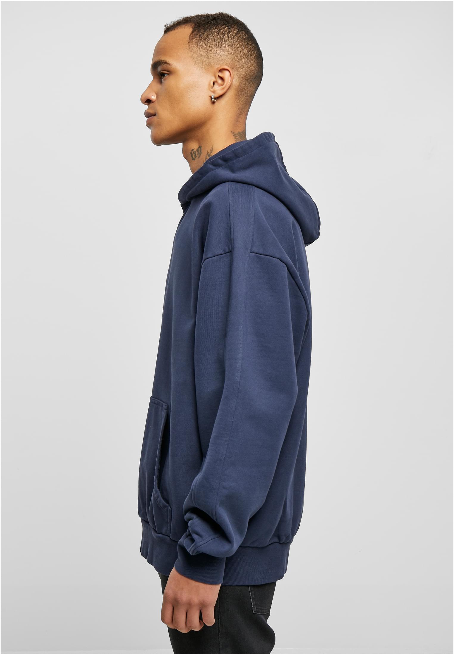 Heavy Terry Garment Dye Hoody | darkblue