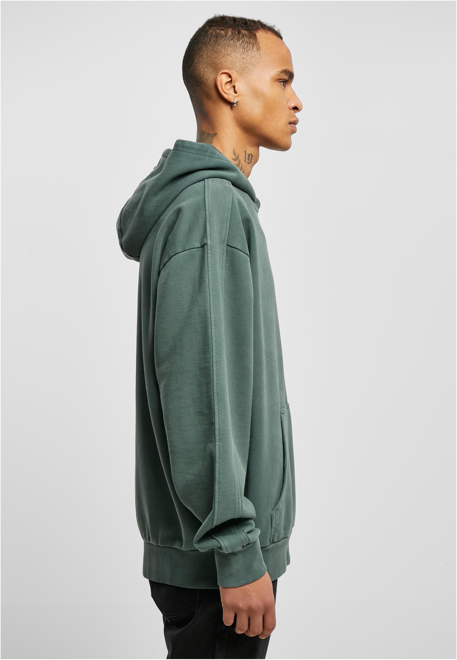 Heavy Terry Garment Dye Hoody | bottlegreen