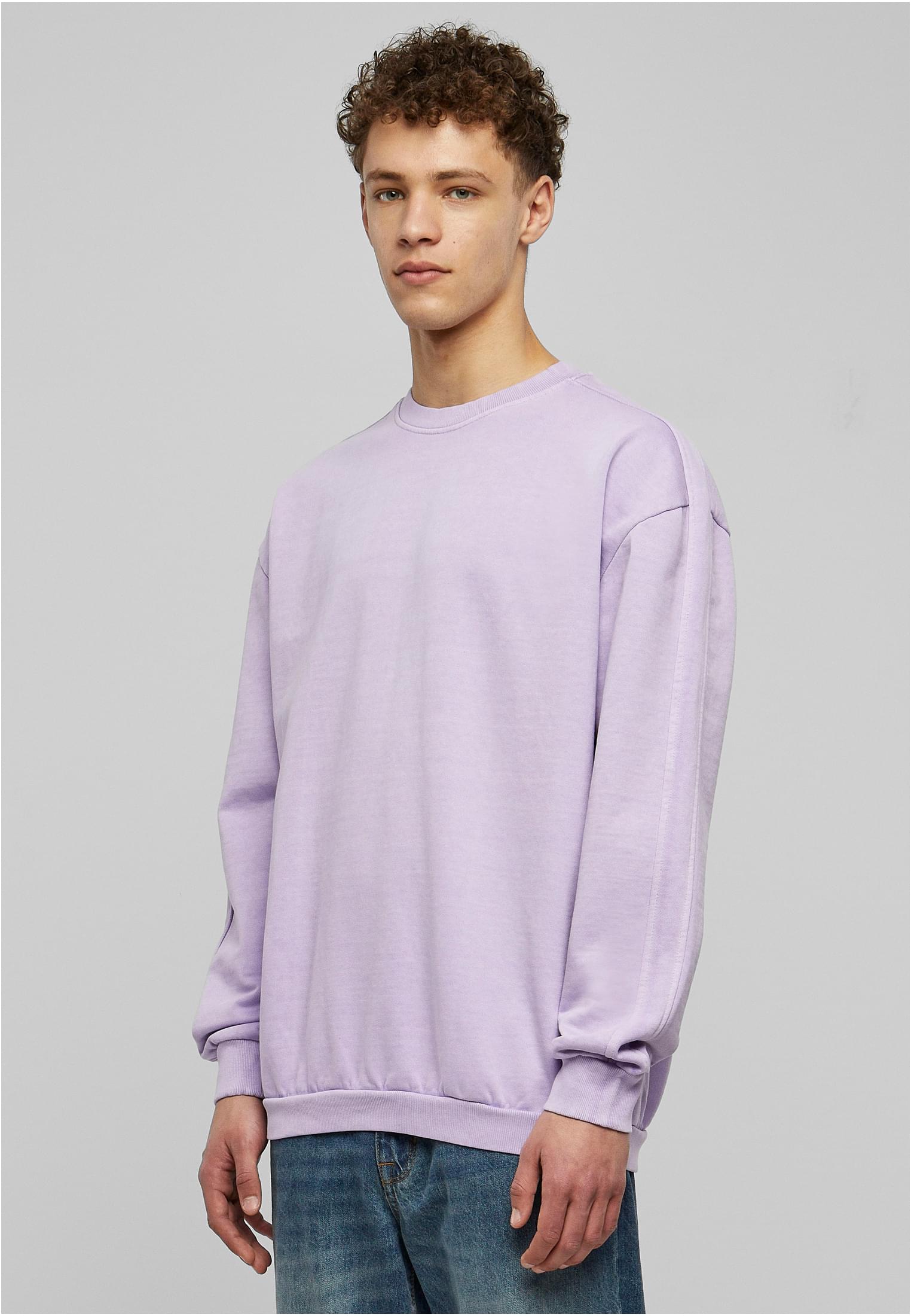 Heavy Terry Garment Dye Crew | lilac