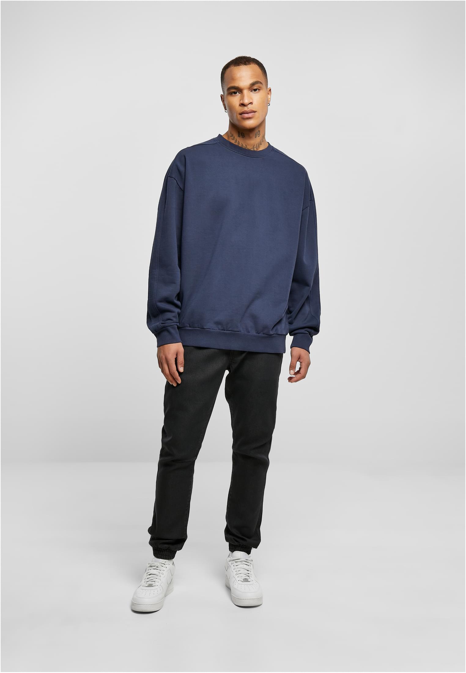 Heavy Terry Garment Dye Crew | darkblue