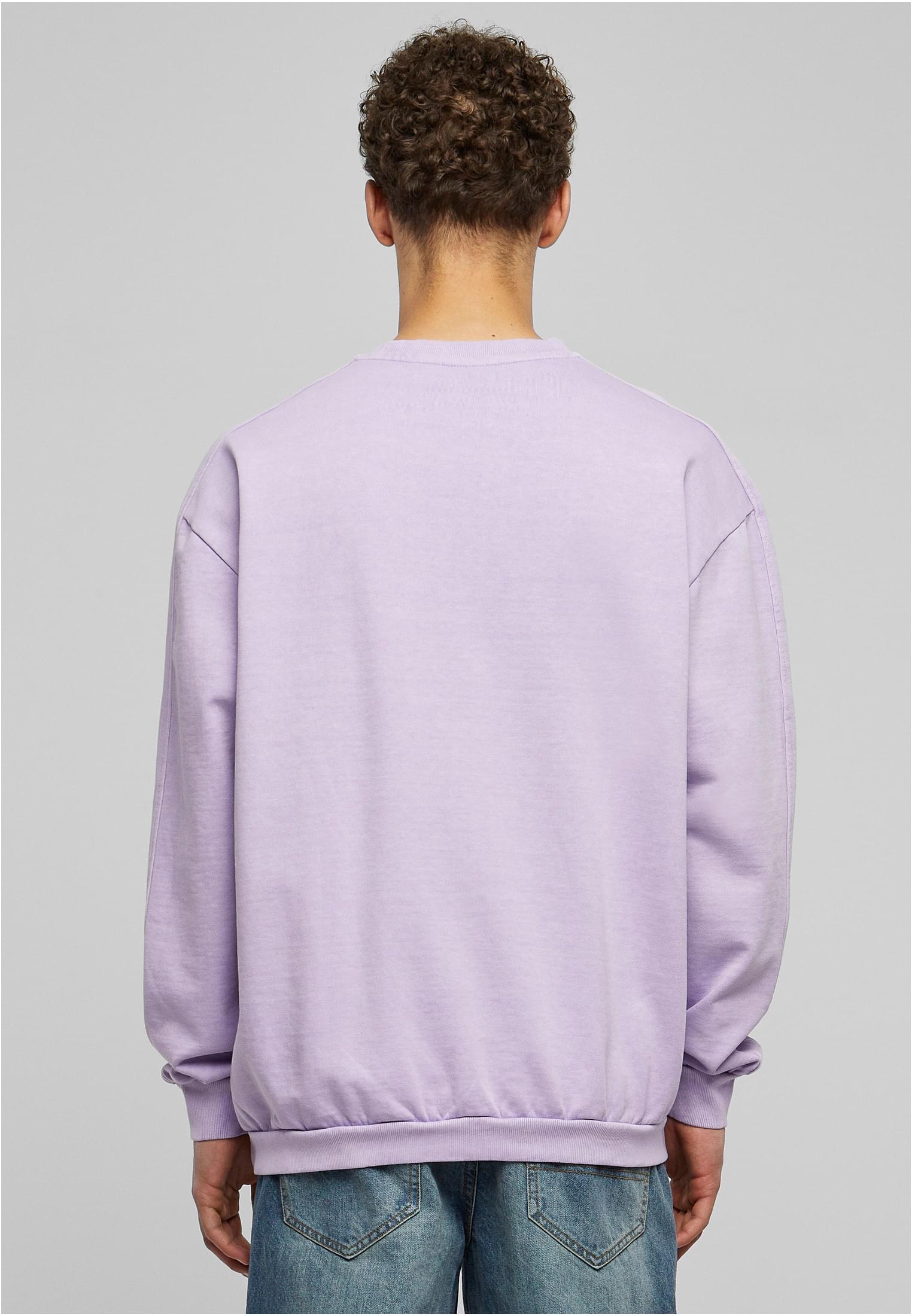 Heavy Terry Garment Dye Crew | lilac