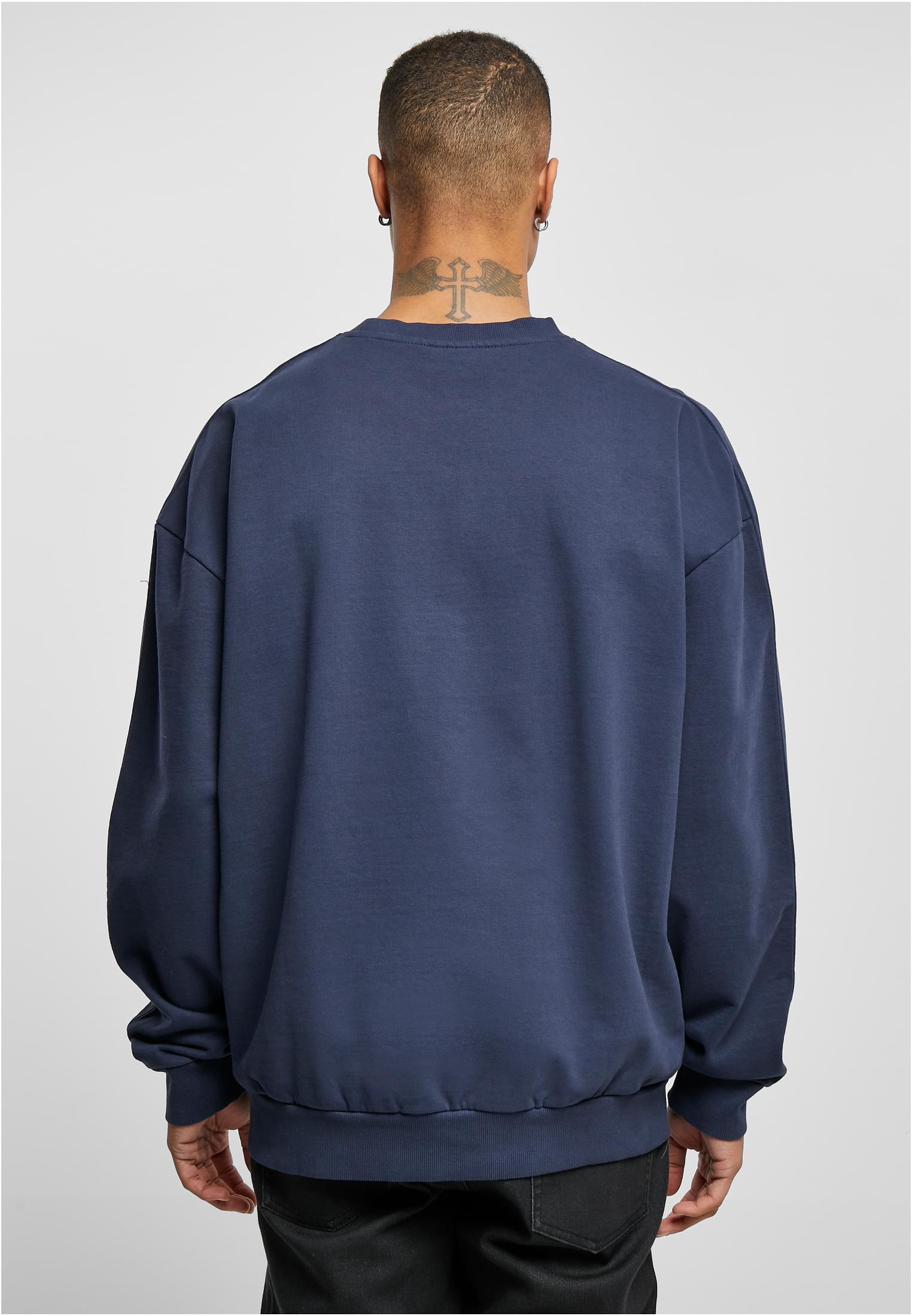 Heavy Terry Garment Dye Crew | darkblue