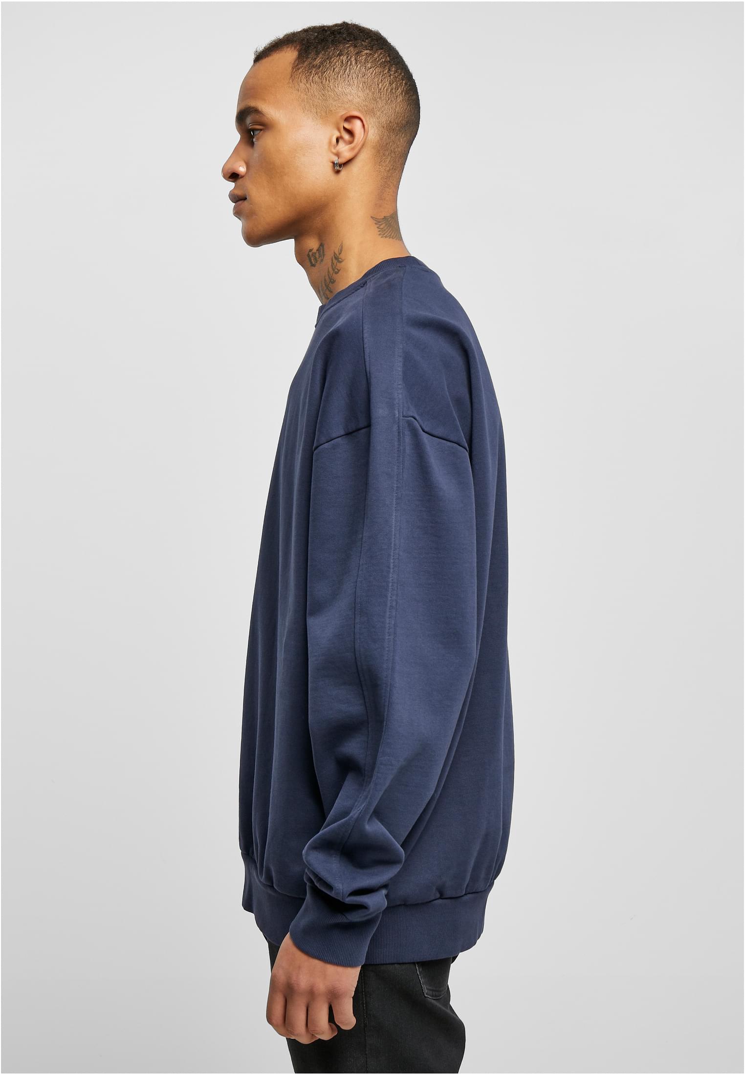 Heavy Terry Garment Dye Crew | darkblue