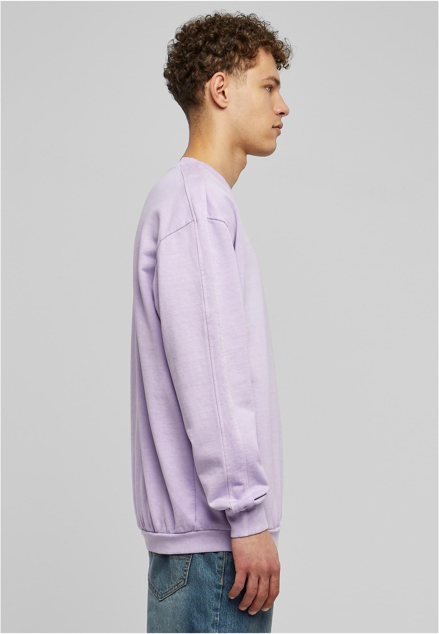 Heavy Terry Garment Dye Crew | lilac