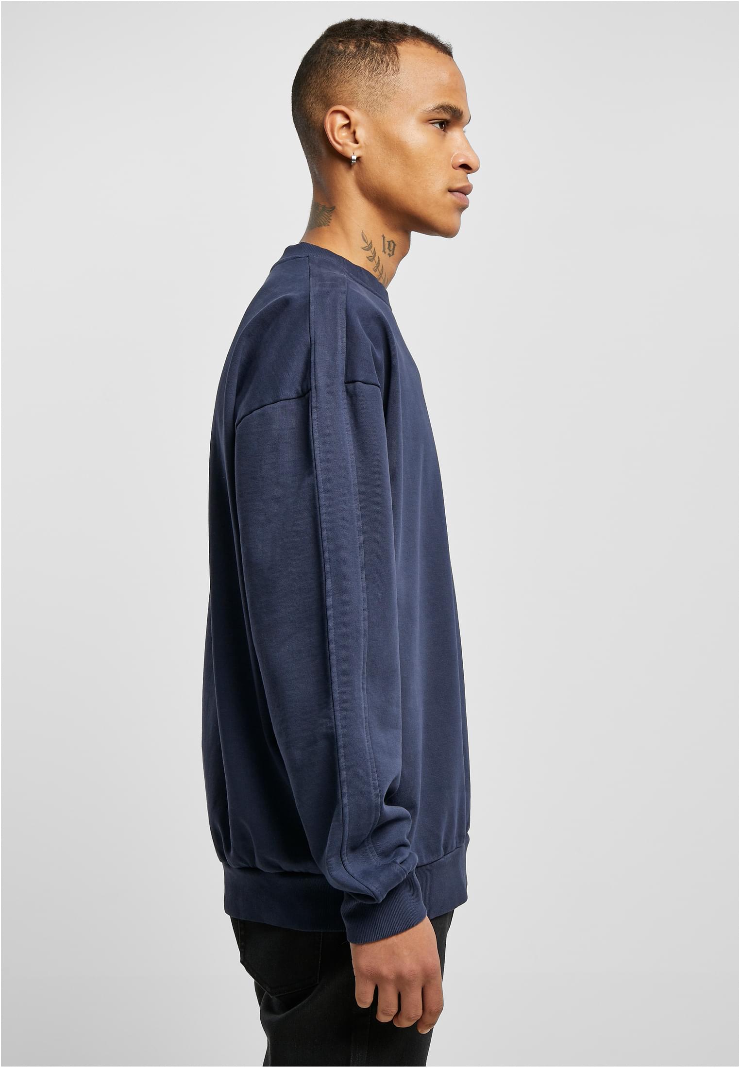 Heavy Terry Garment Dye Crew | darkblue